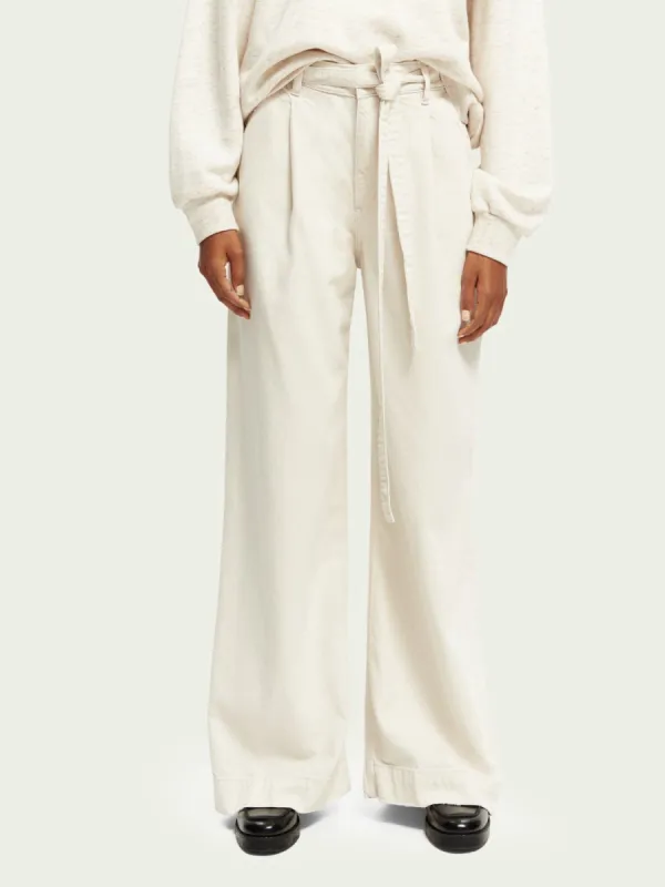 SCOTCH & SODA - Chino en jean large taille haute The Shore sold by Pepin