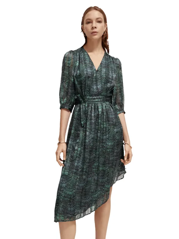 173367-V-neck midi dress sold by Pepin