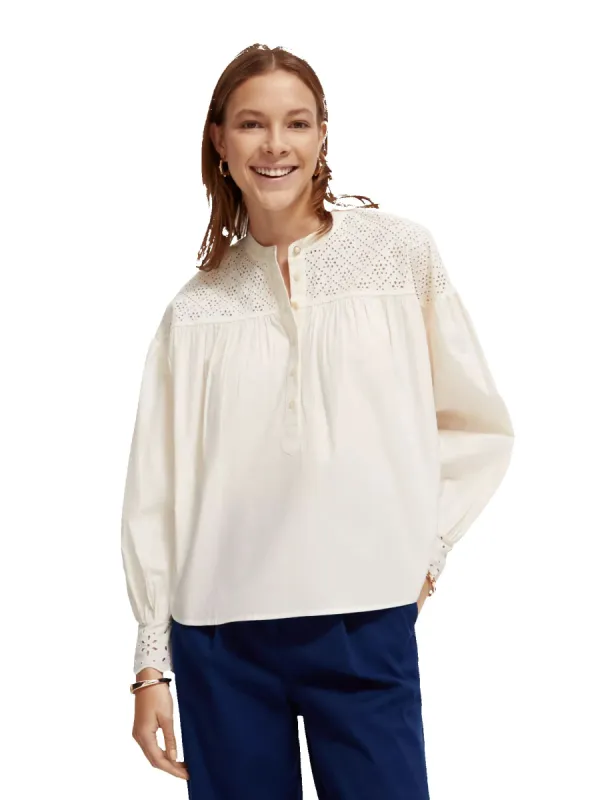 173315-Broderie anglaise blouse sold by Pepin