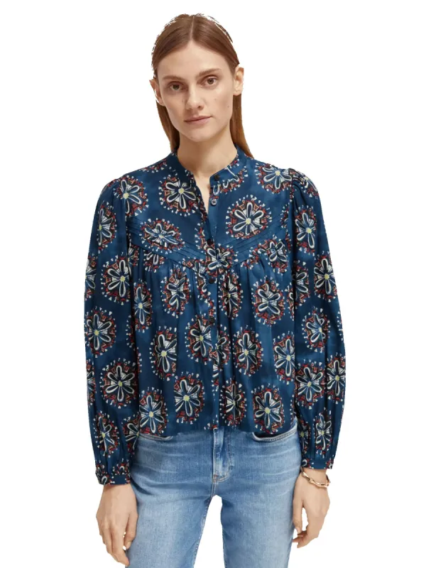 173316-Long-sleeved printed blouse sold by Pepin