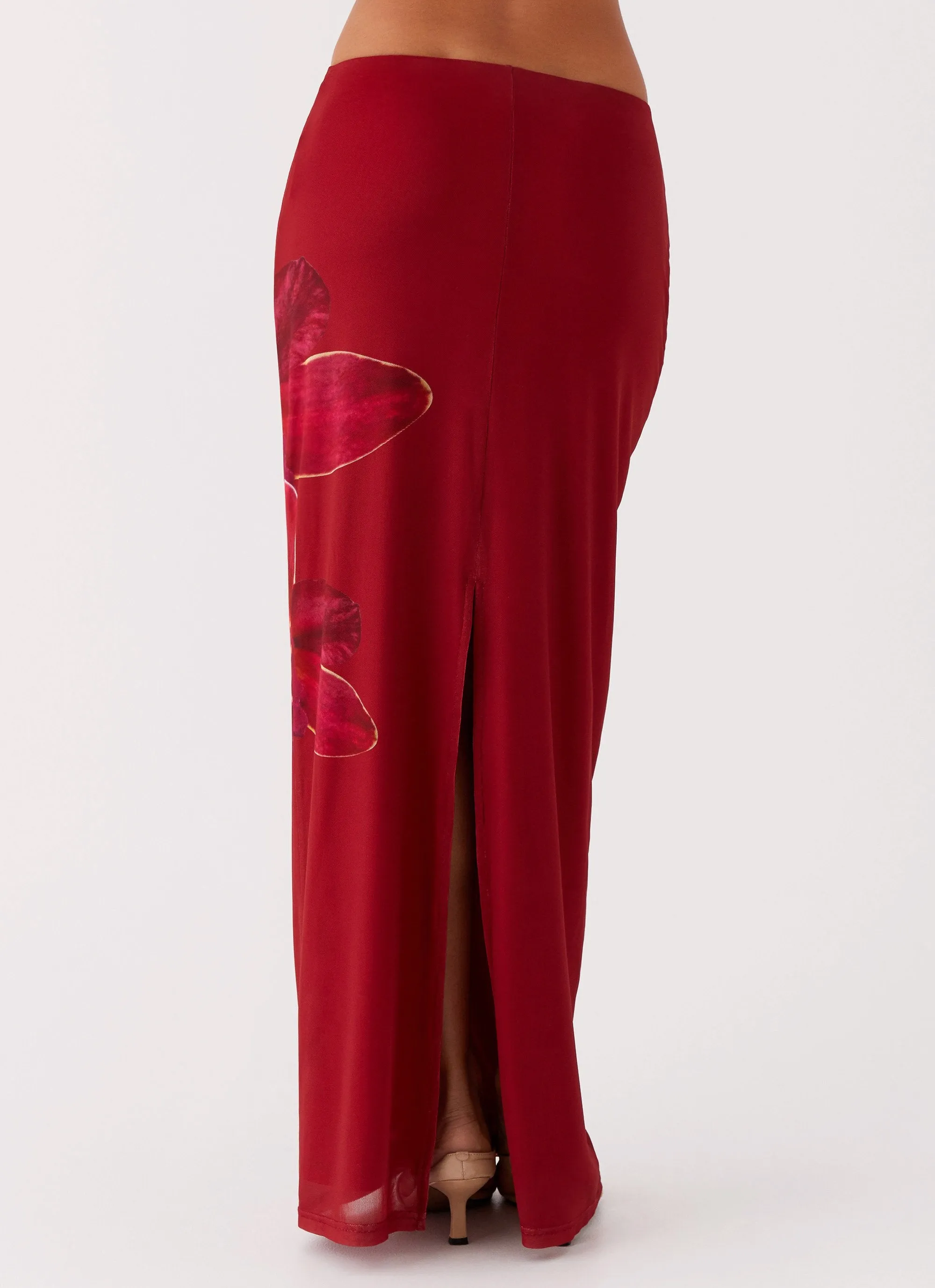 Waiting For Dawn Mesh Maxi Skirt - Rosa sold by Peppermayo product image thumbnail 4