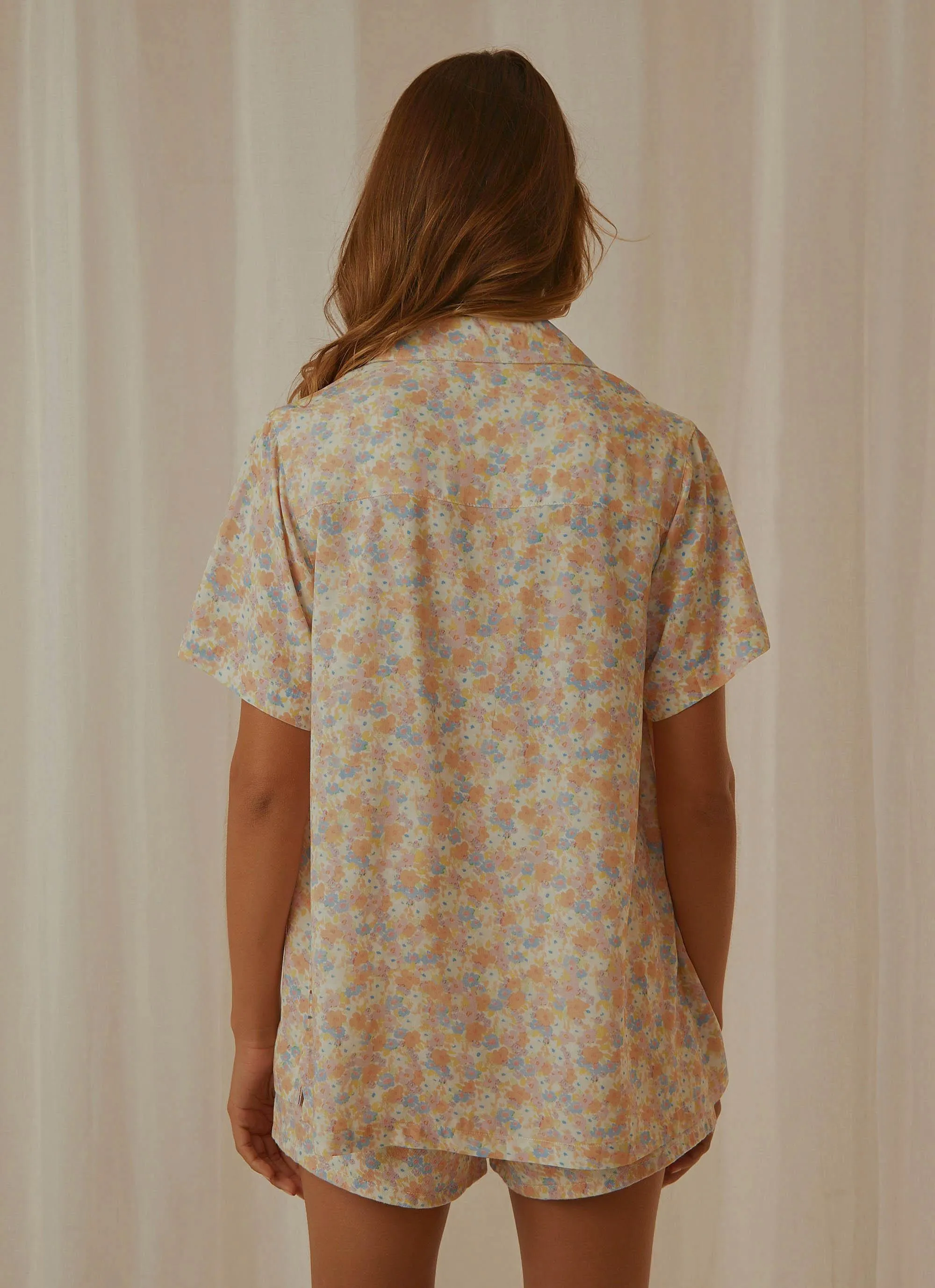 Safari Shirt - Peach Floral sold by Peppermayo product image thumbnail 4
