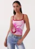 Eternal Sunshine Tank Top - Pink Peony sold by Peppermayo