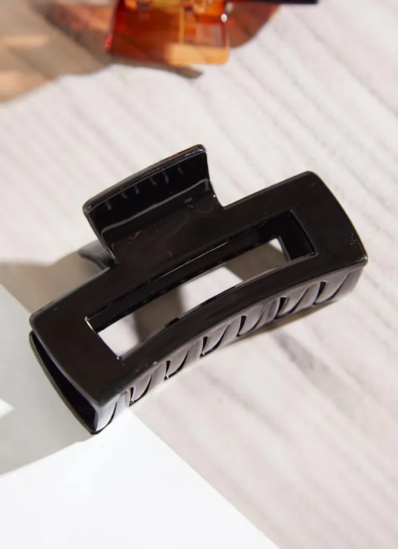 Cafe Hair Clip - Black sold by Peppermayo