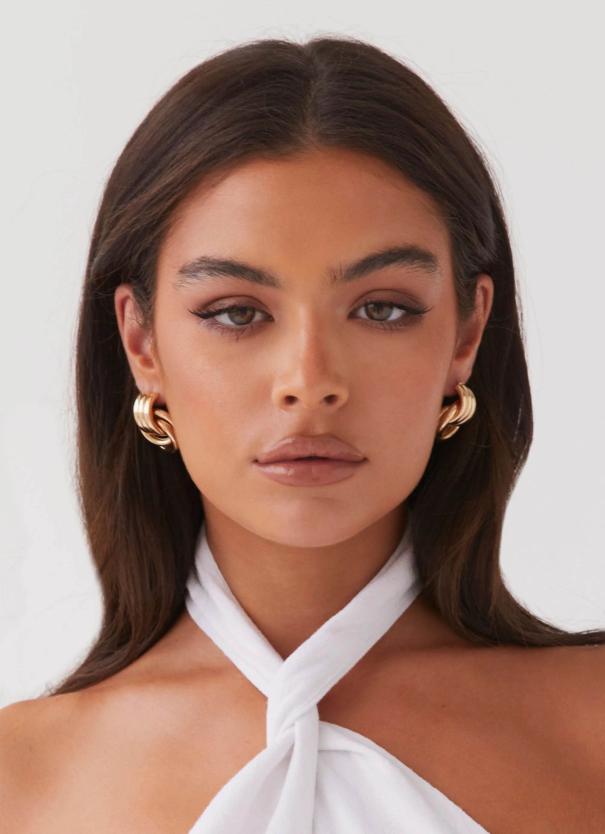 Bold Step Cuff Earrings - Gold sold by Peppermayo product image thumbnail 2