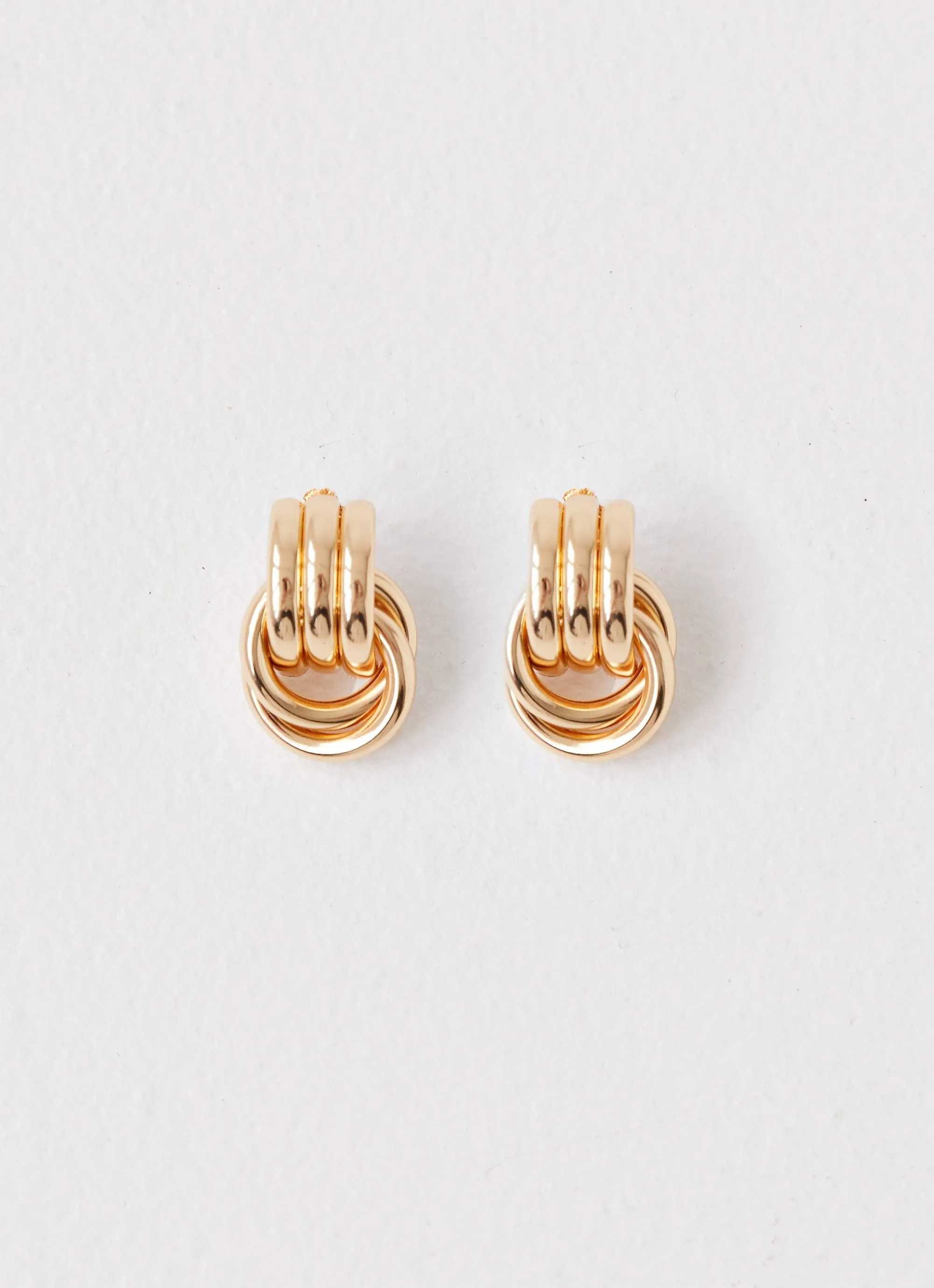 Bold Step Cuff Earrings - Gold sold by Peppermayo product image thumbnail 4
