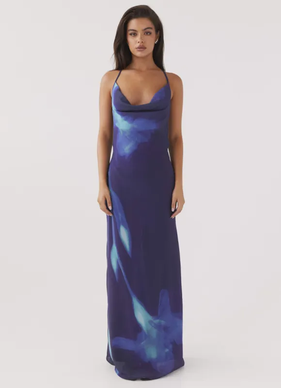 Astra Maxi Dress - Cyber Rose sold by Peppermayo