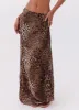 Violetta Maxi Skirt - Leopard sold by Peppermayo