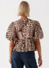 Western Wind Tie Top - Leopard sold by Peppermayo