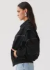 Take The Lead Oversized Bomber Jacket - Shadow sold by Peppermayo