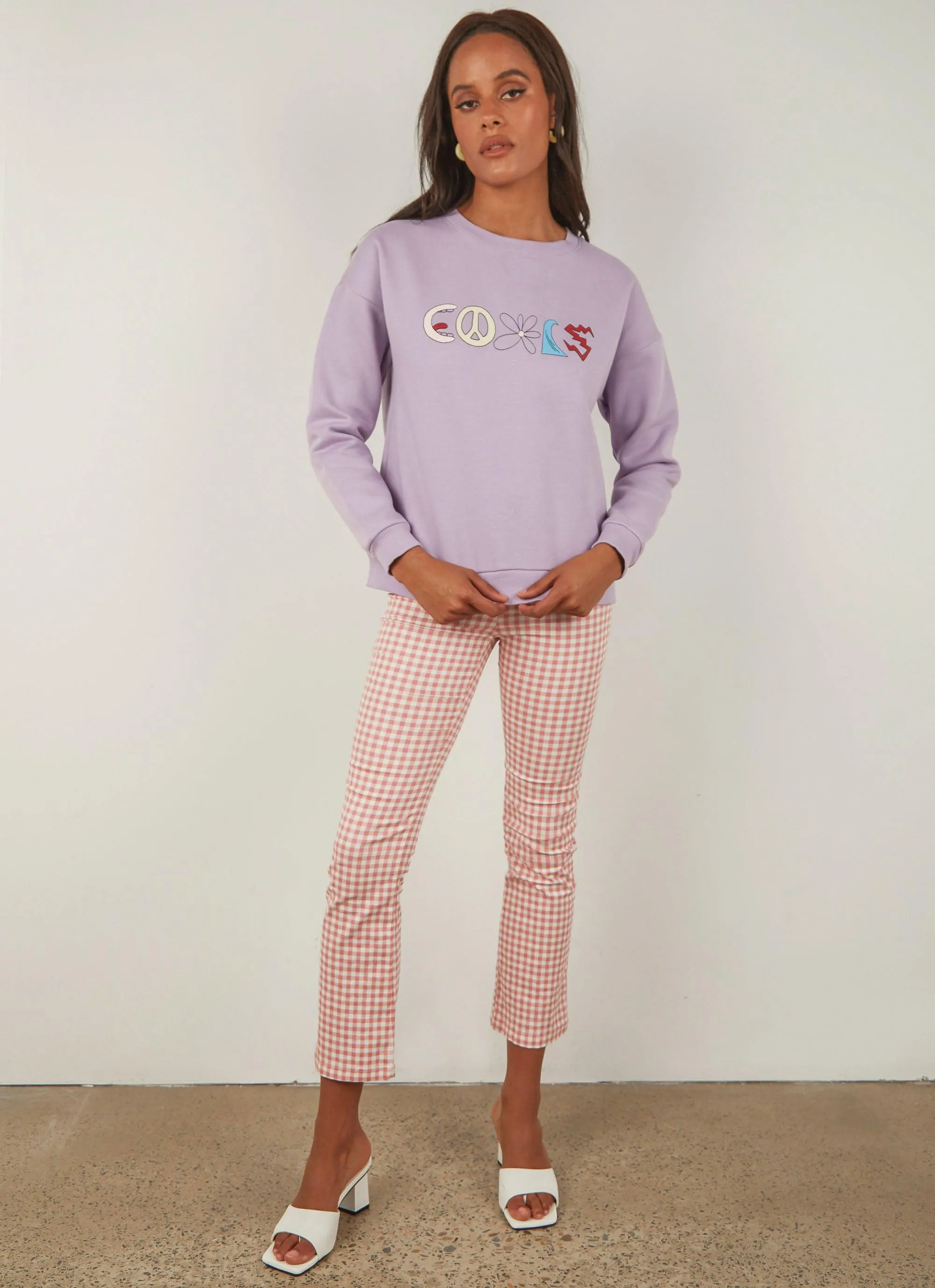 Trippy Club Sweatshirt - Lavender sold by Peppermayo product image thumbnail 3