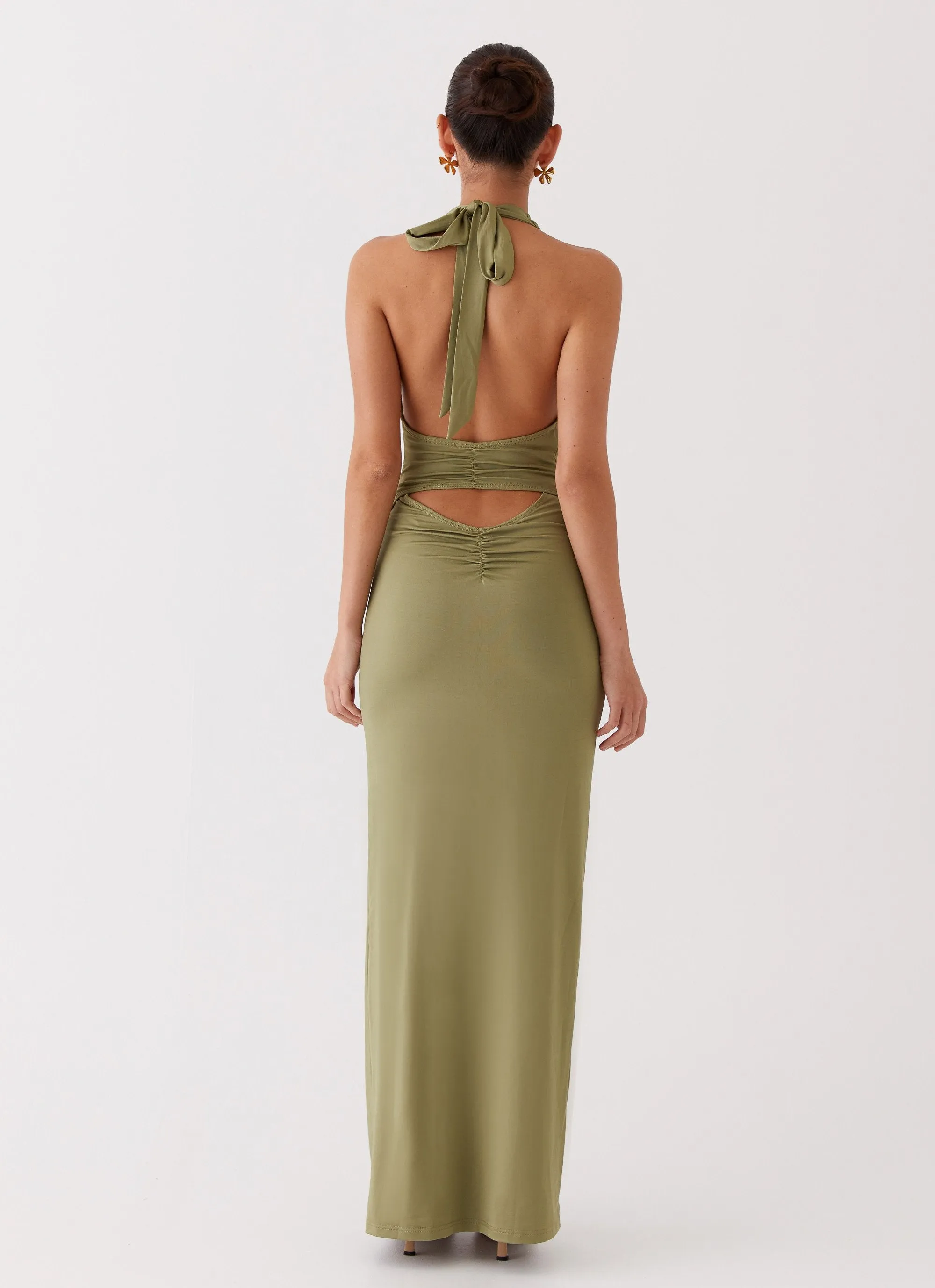 chinese dress ladies Whisked Away Halterneck Maxi Dress main image 1