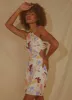 LouLou Mini Dress - Abstract Resort sold by Peppermayo