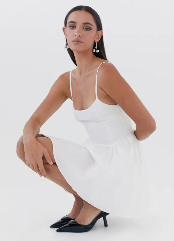 Tesoro Mio Mini Dress - White sold by Peppermayo