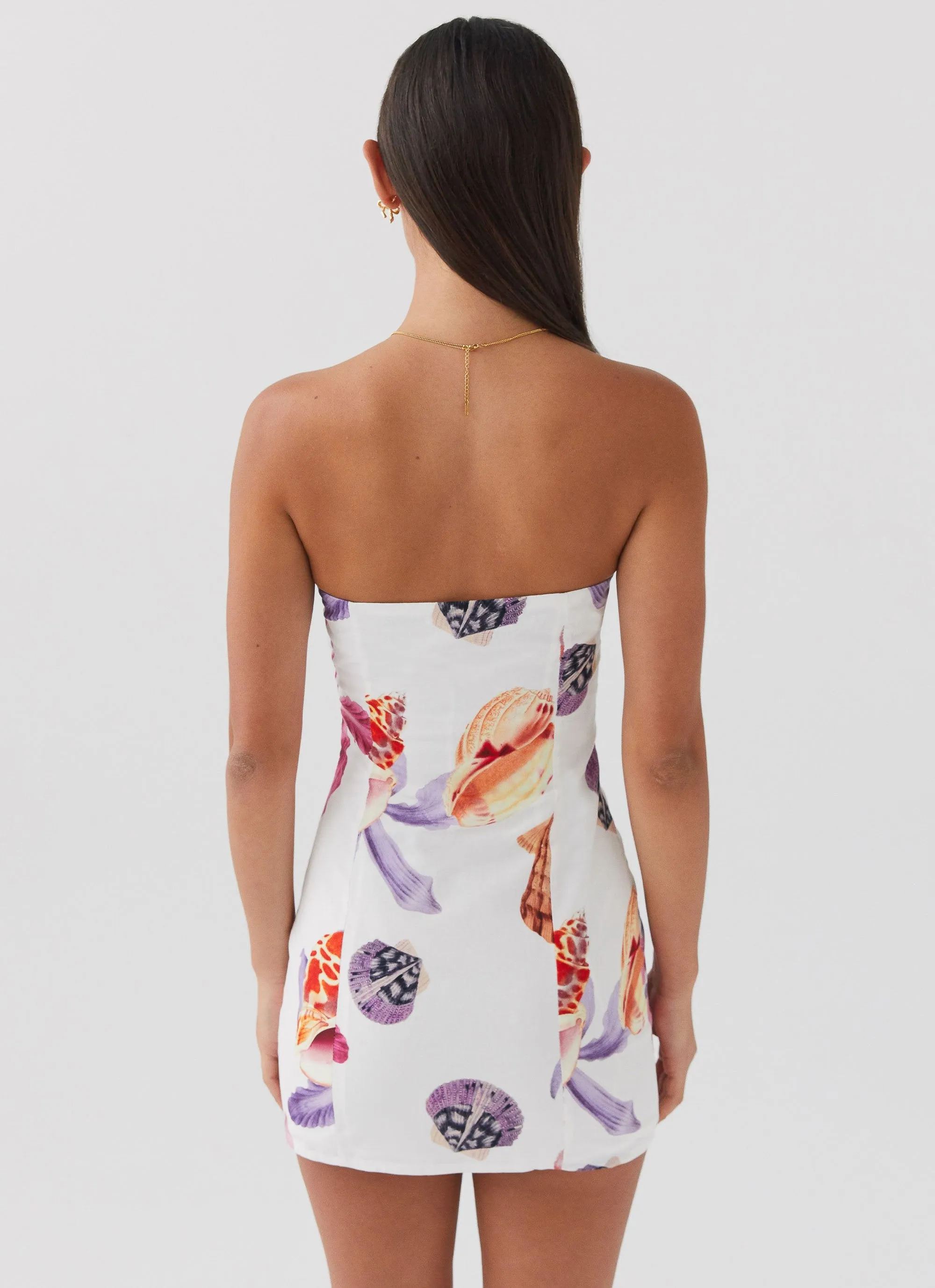 Freya Linen Mini Dress - Seaside Bouquet sold by Peppermayo product image thumbnail 4