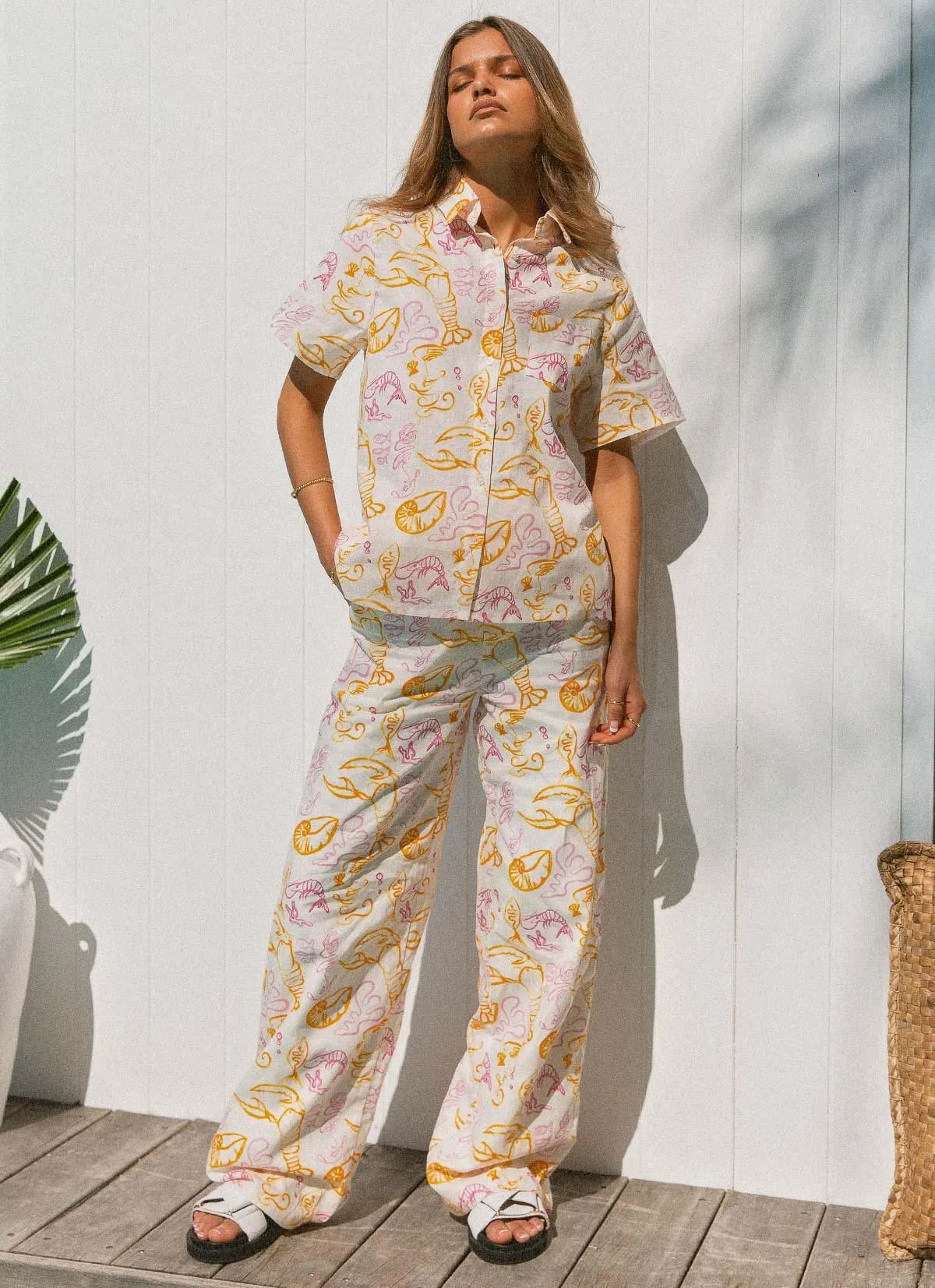 Entree Linen Short Sleeve Shirt - Oceanus sold by Peppermayo product image thumbnail 3