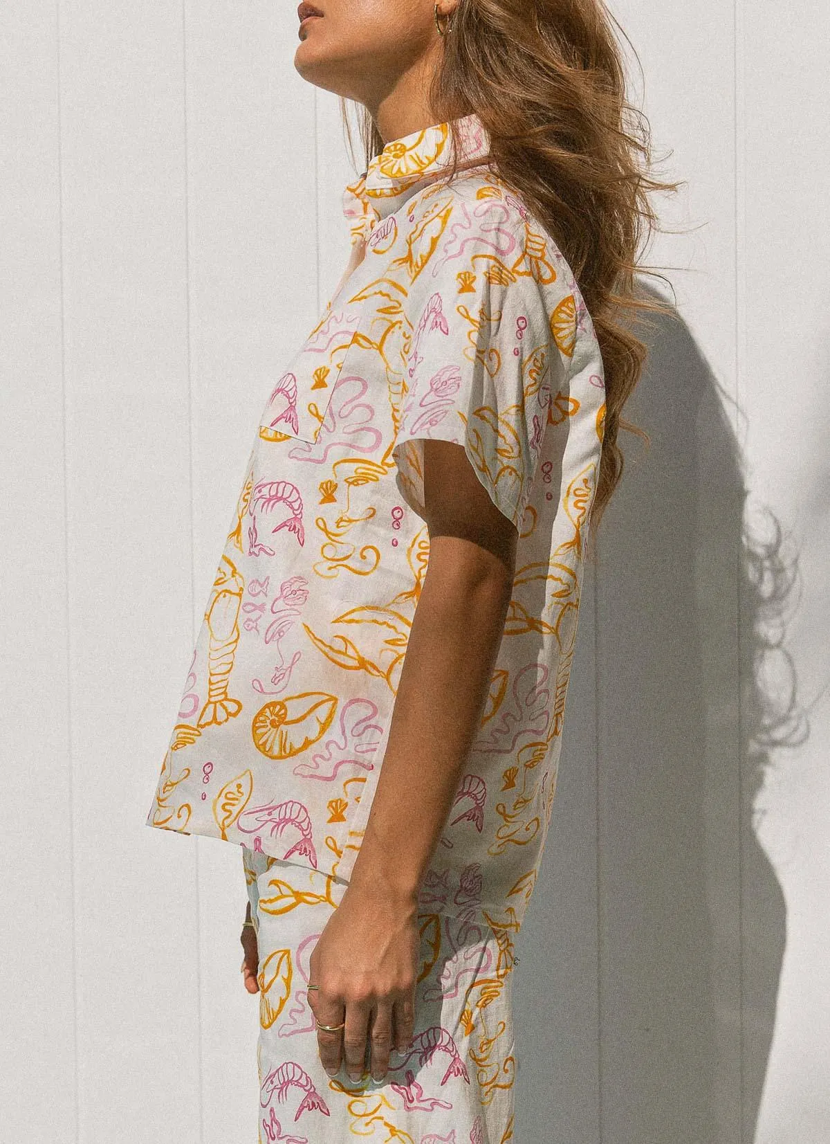 Entree Linen Short Sleeve Shirt - Oceanus sold by Peppermayo product image thumbnail 4