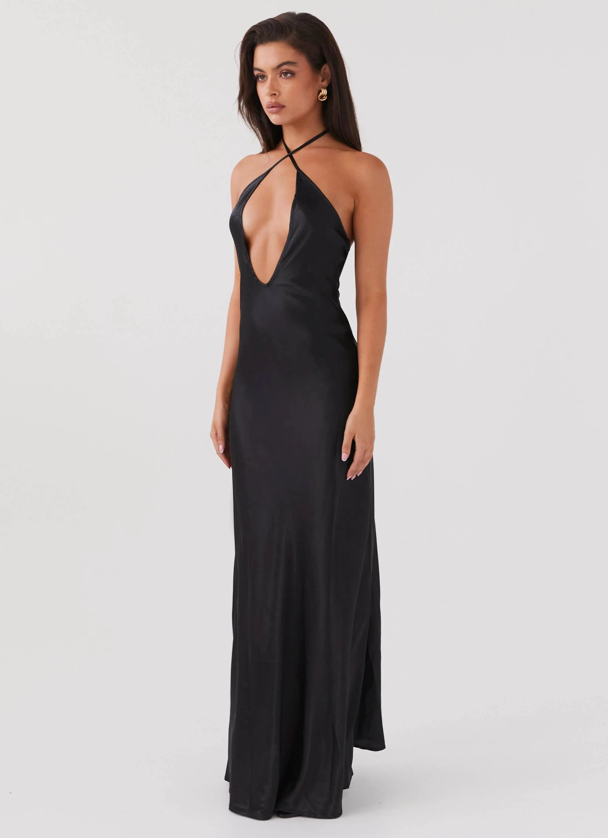 Noir Symphony Maxi Dress - Black sold by Peppermayo product image thumbnail 3