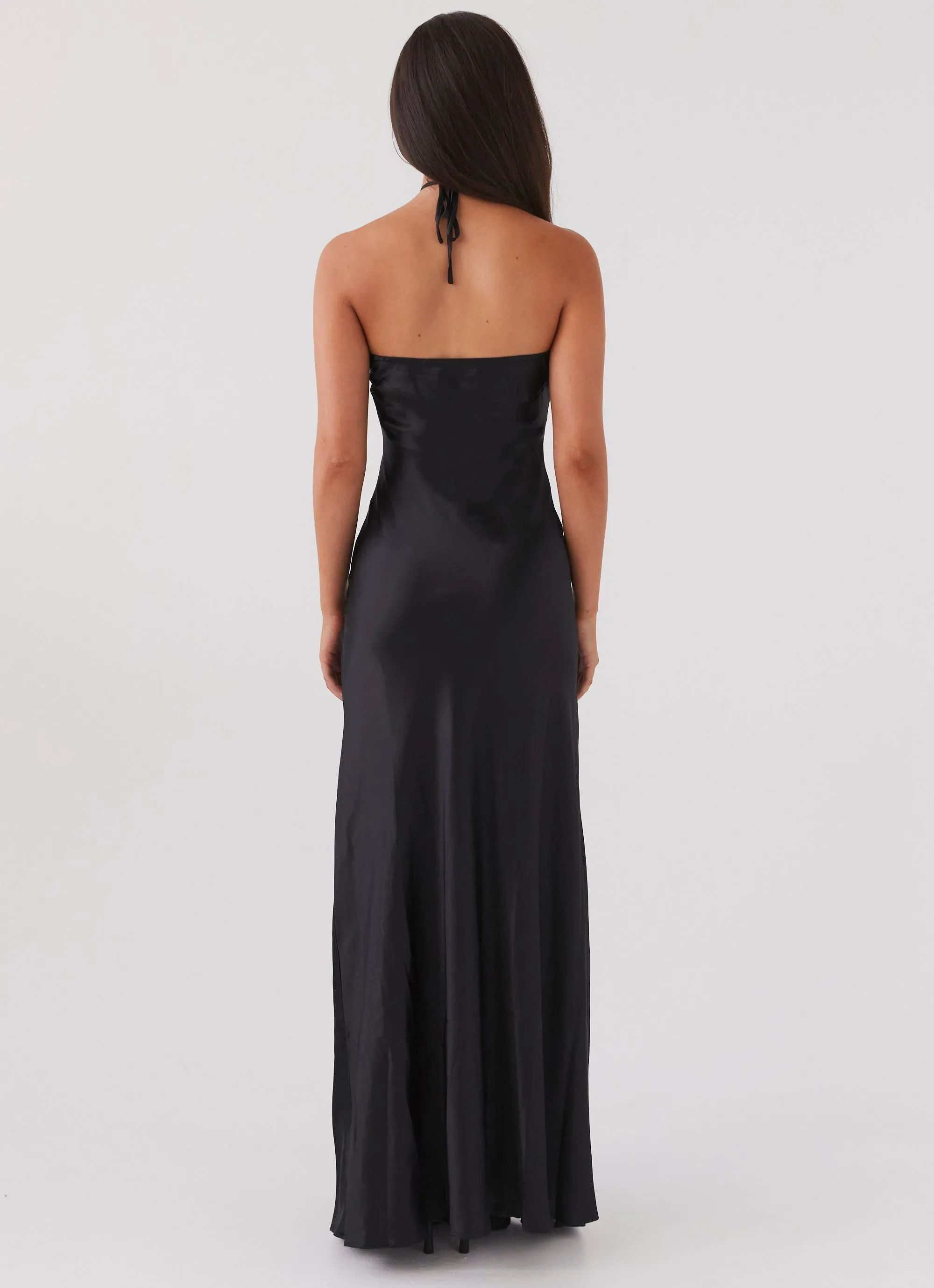 Noir Symphony Maxi Dress - Black sold by Peppermayo product image thumbnail 4