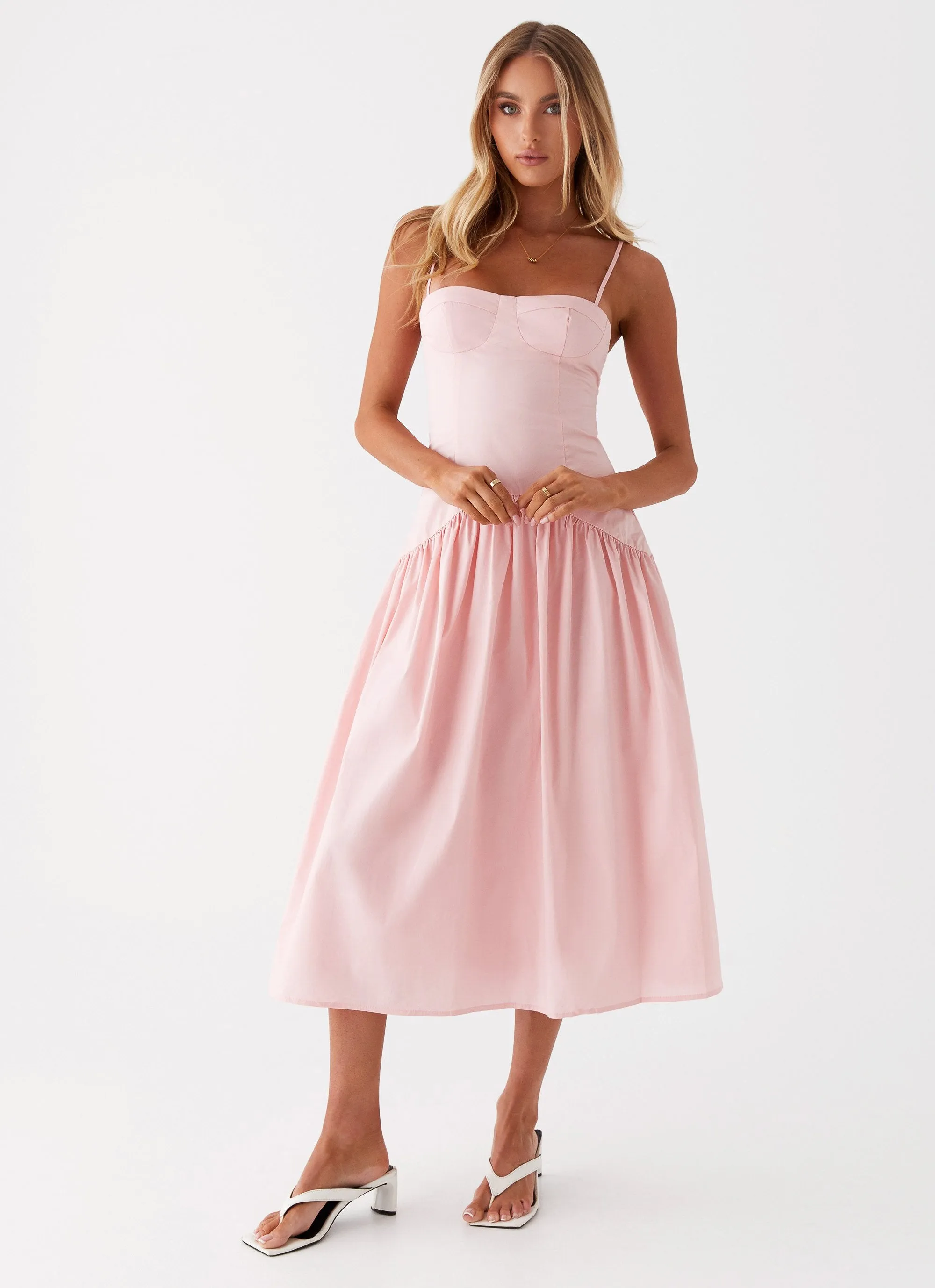 Yvette Corset Midi Dress - Pink sold by Peppermayo product image thumbnail 5
