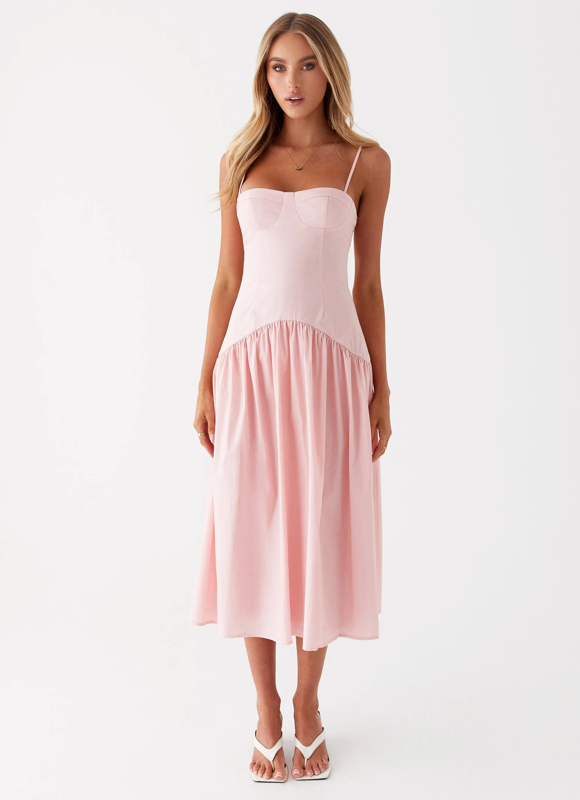 Yvette Corset Midi Dress - Pink sold by Peppermayo product image thumbnail 2