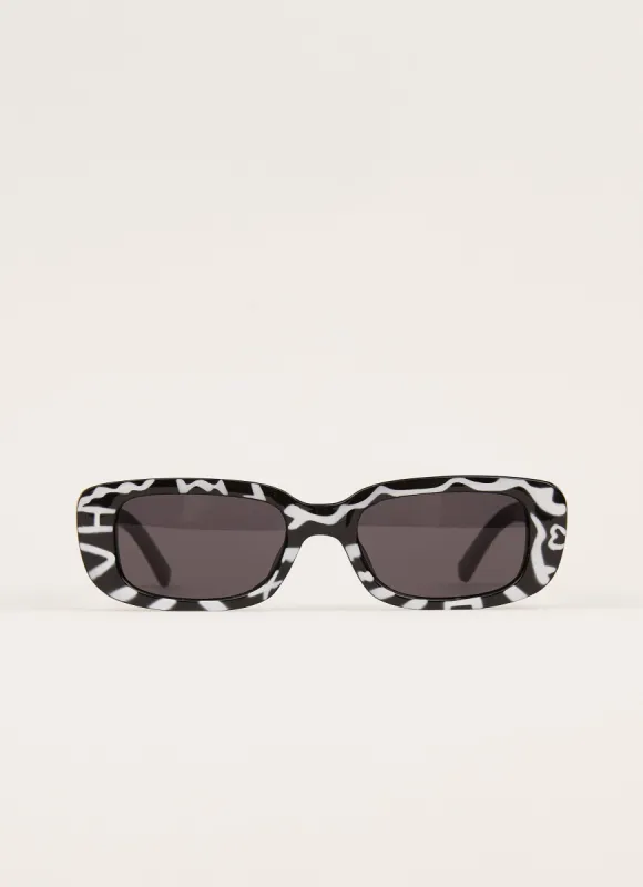 Downtown LA Sunglasses - Zebra sold by Peppermayo