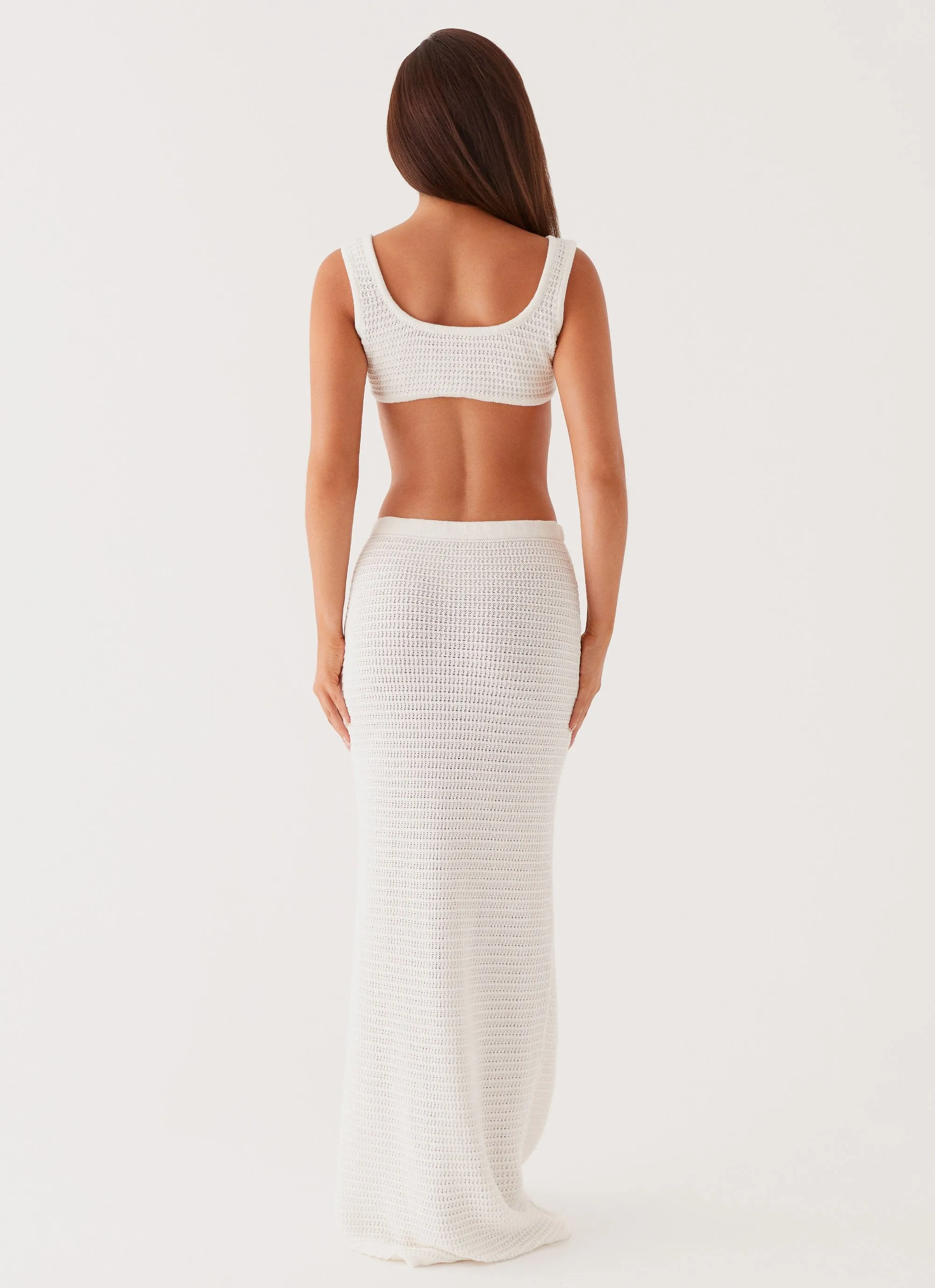 Sundown Beaded Maxi Dress - White sold by Peppermayo product image thumbnail 4