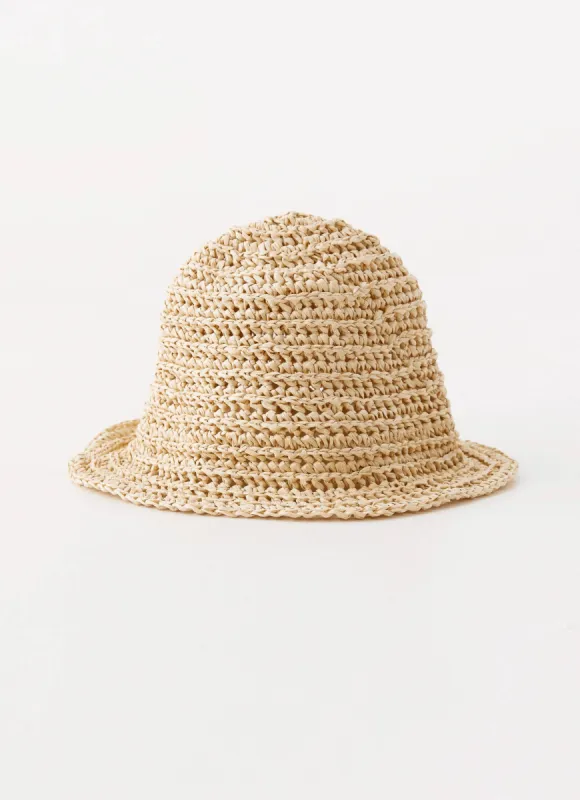 Can't Get Enough Hat - Natural sold by Peppermayo