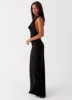 Tempest Cowl Neck Maxi Dress - Black sold by Peppermayo