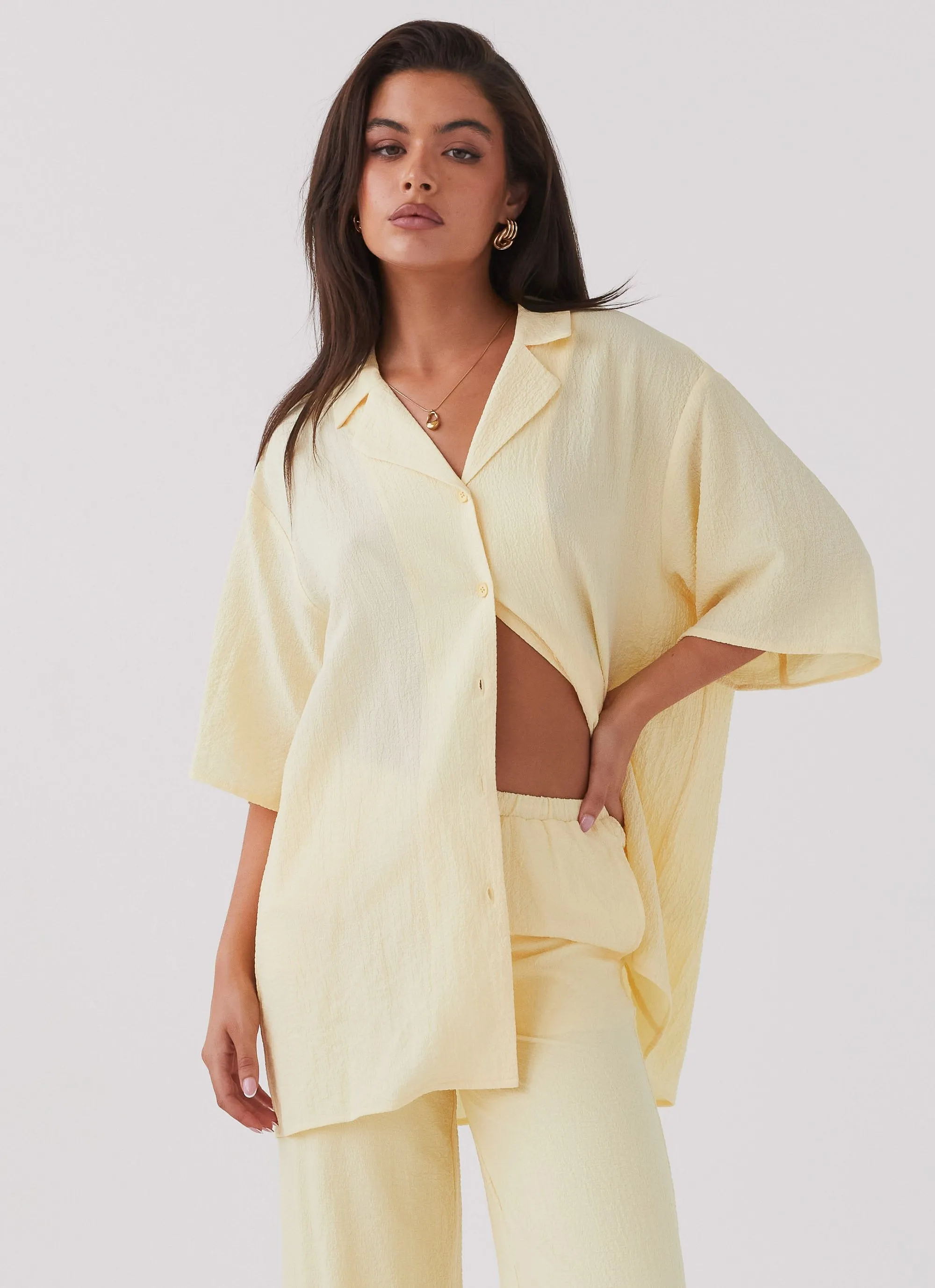 The Good Days Shirt - Lemon sold by Peppermayo