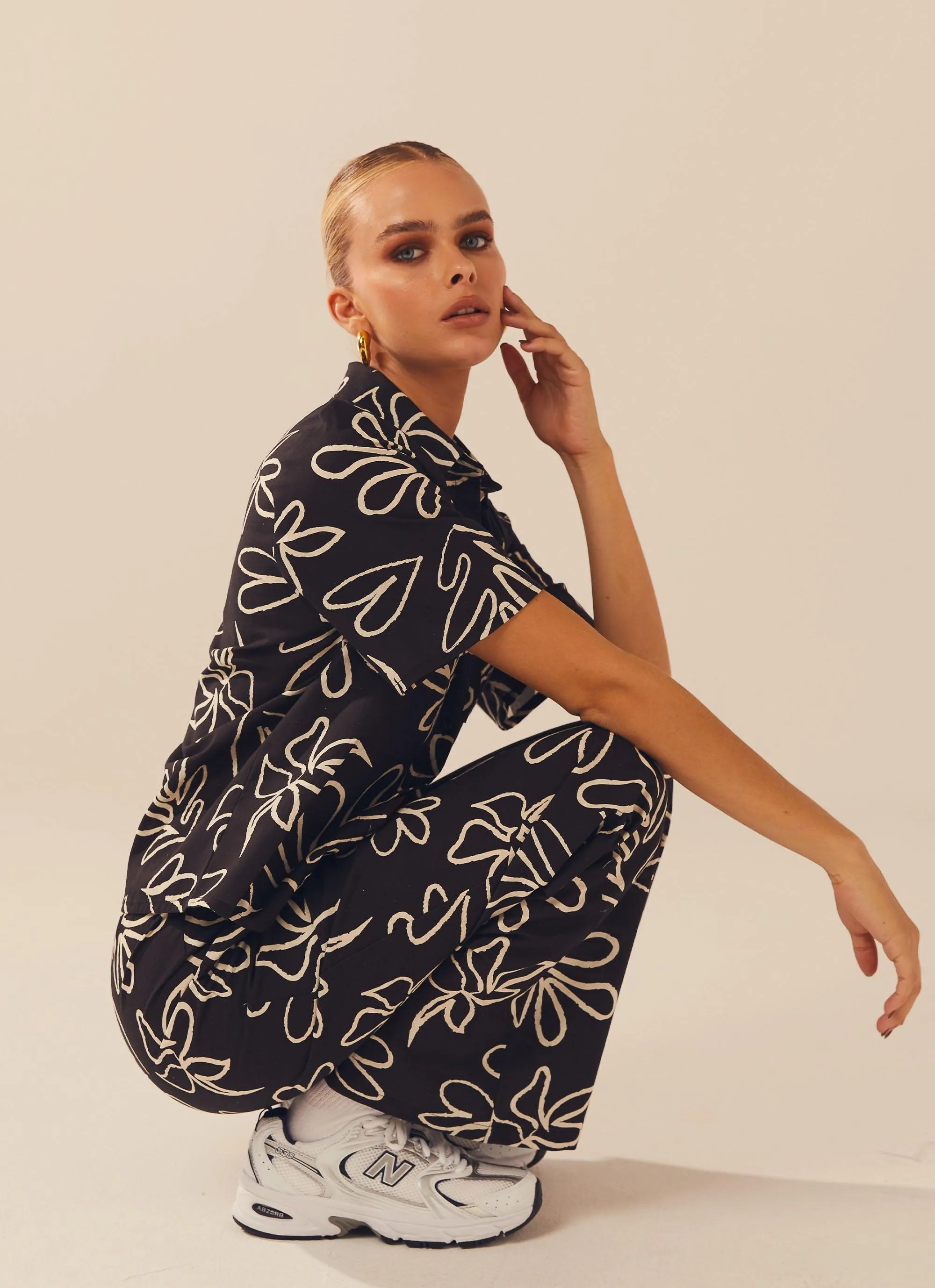 Sunset Escape Linen Pant - Petal Gloom sold by Peppermayo product image thumbnail 5