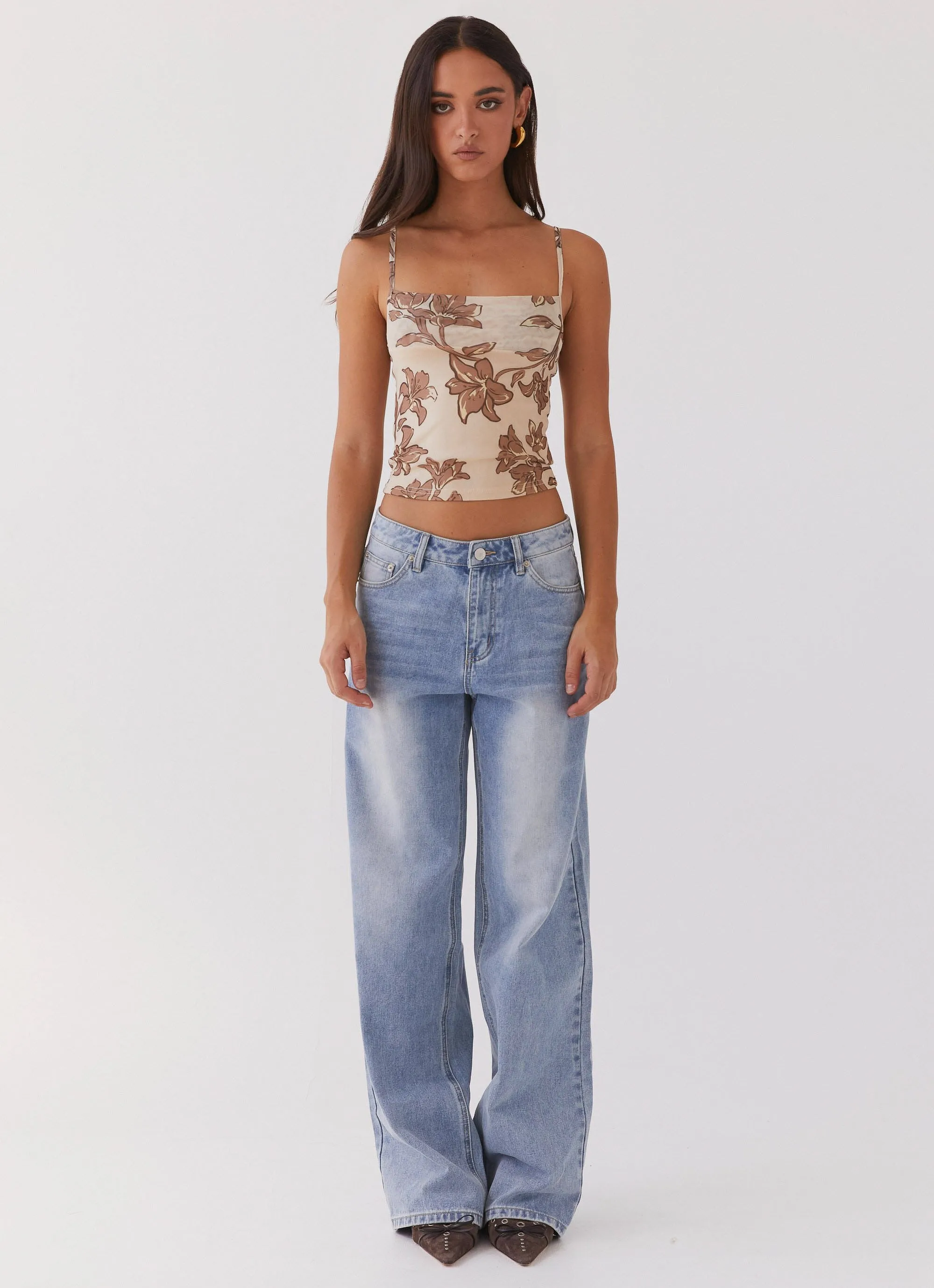 Love On Top Mesh Cami Top - Hazel Bloom sold by Peppermayo product image thumbnail 2