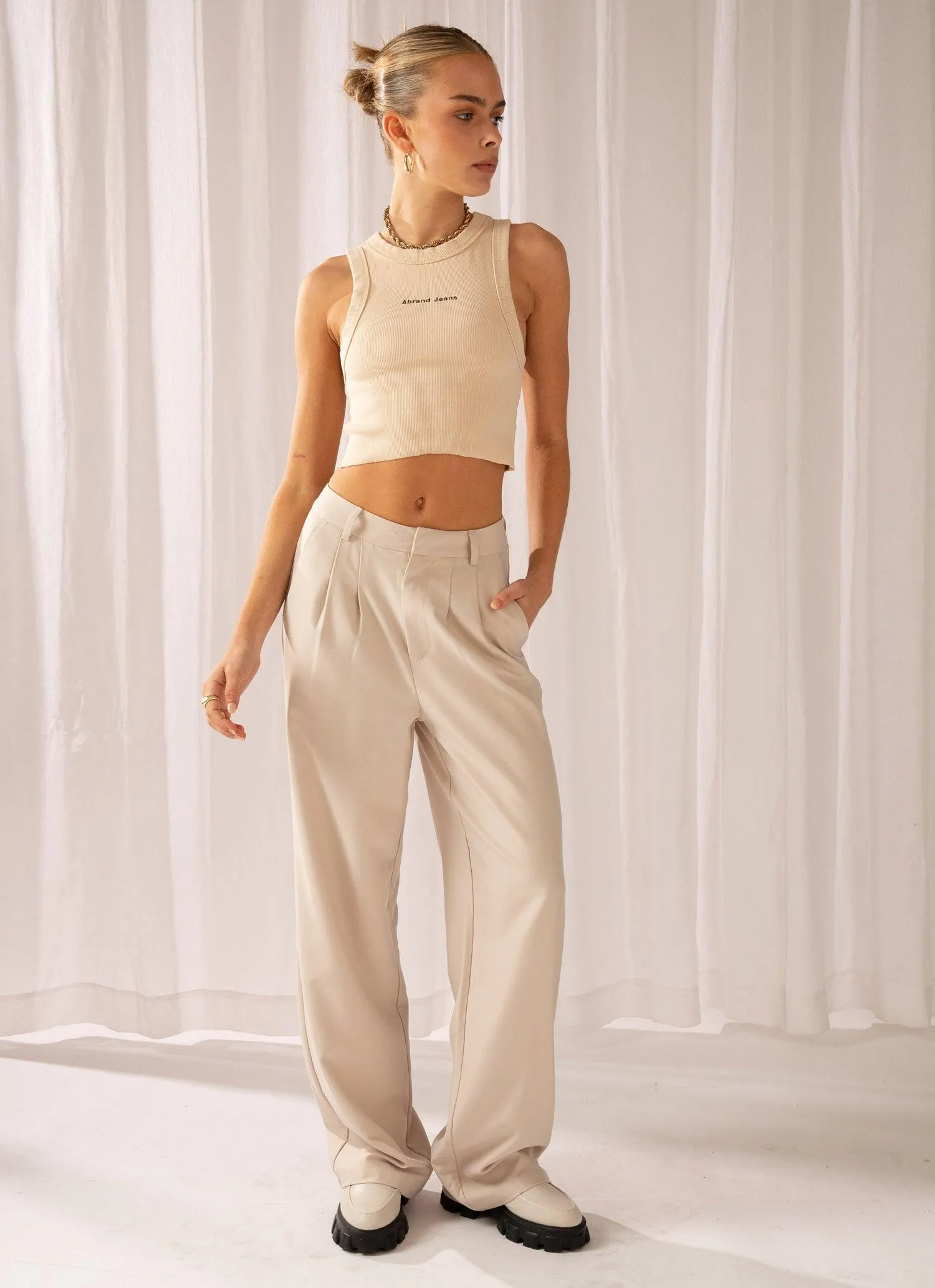 Magdalena Suit Pants - Stone sold by Peppermayo product image thumbnail 2