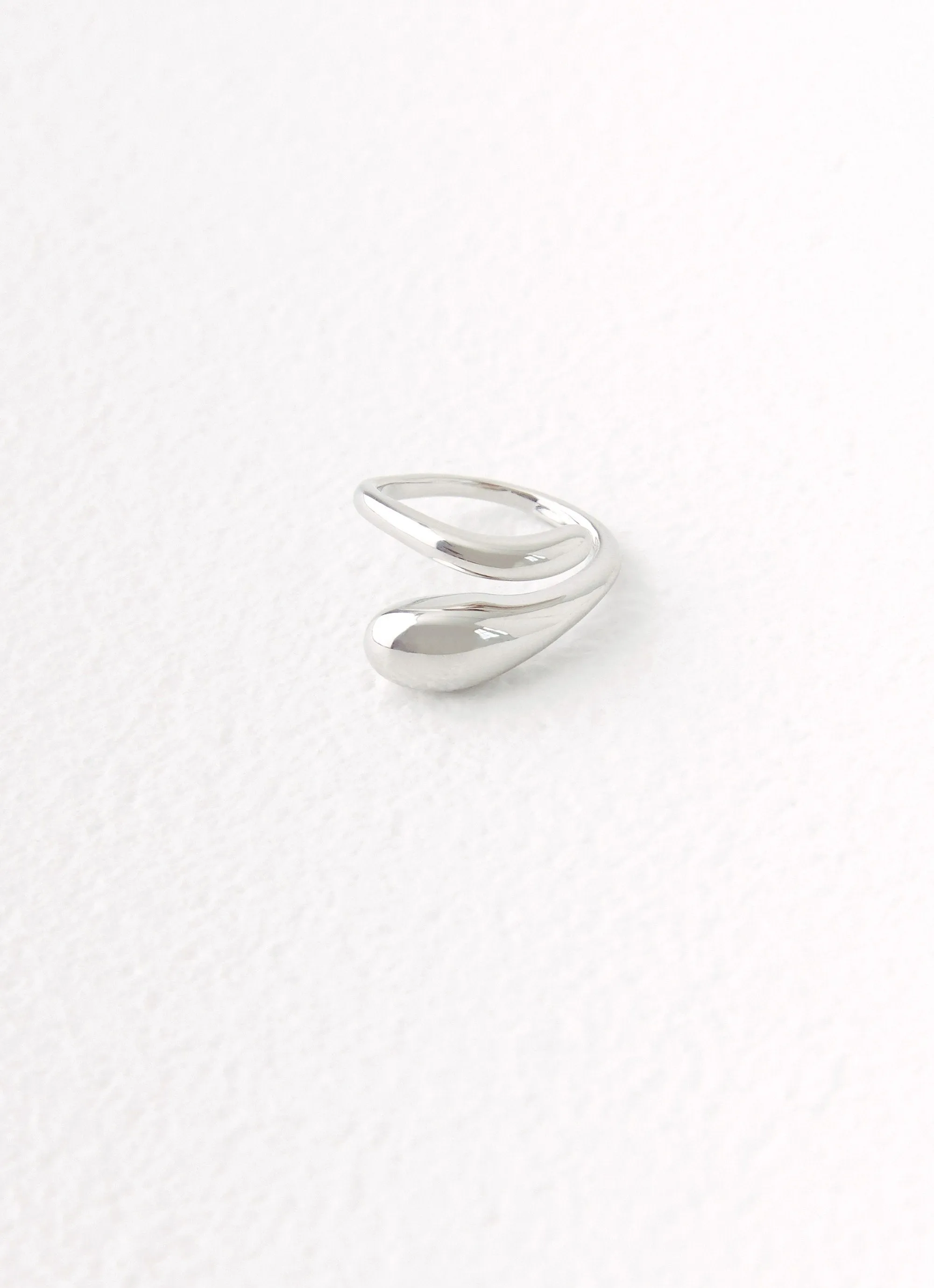 Teardrop Wrap Ring - Silver sold by Peppermayo product image thumbnail 3