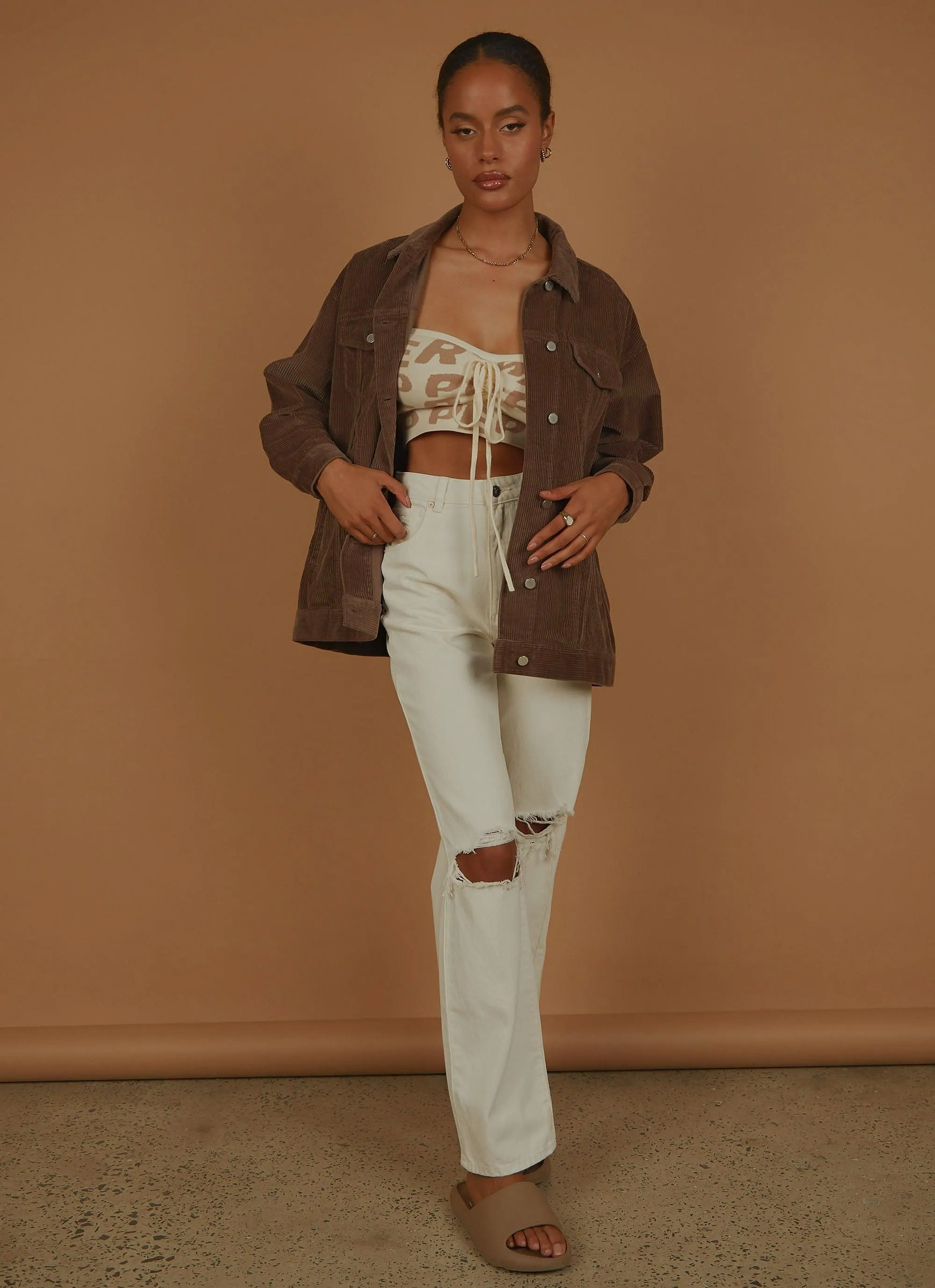 A 94 High Straight Jean - White Fade Rip sold by Peppermayo product image thumbnail 2