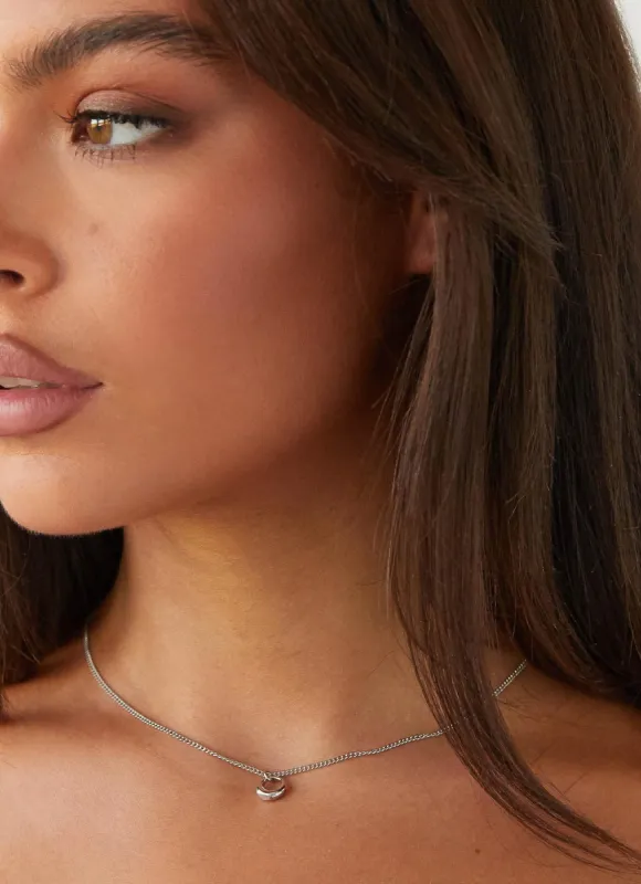 Eulalie Pendant Necklace - Silver sold by Peppermayo