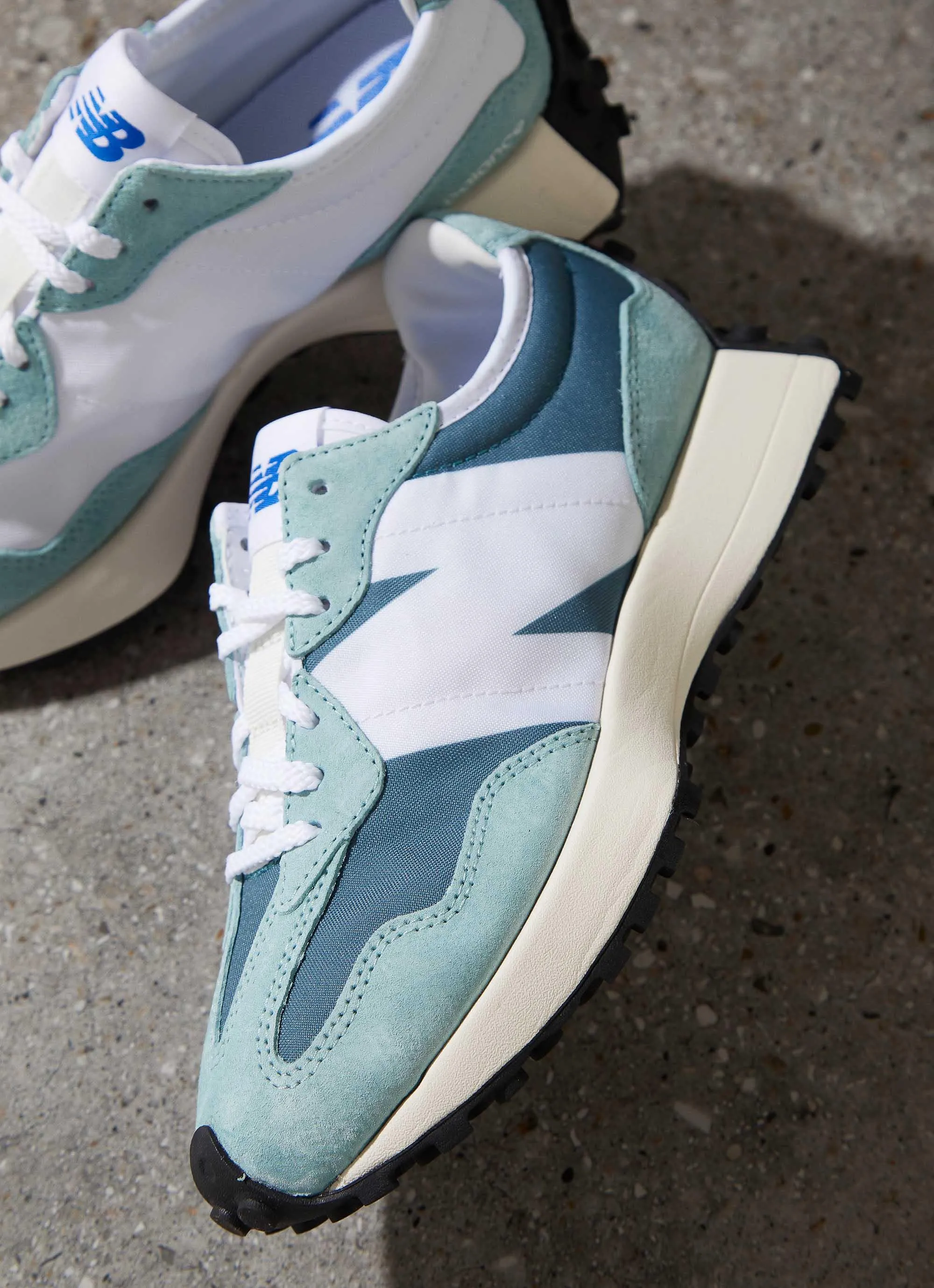 327 Sneaker - Storm Blue with Deep Sea sold by Peppermayo