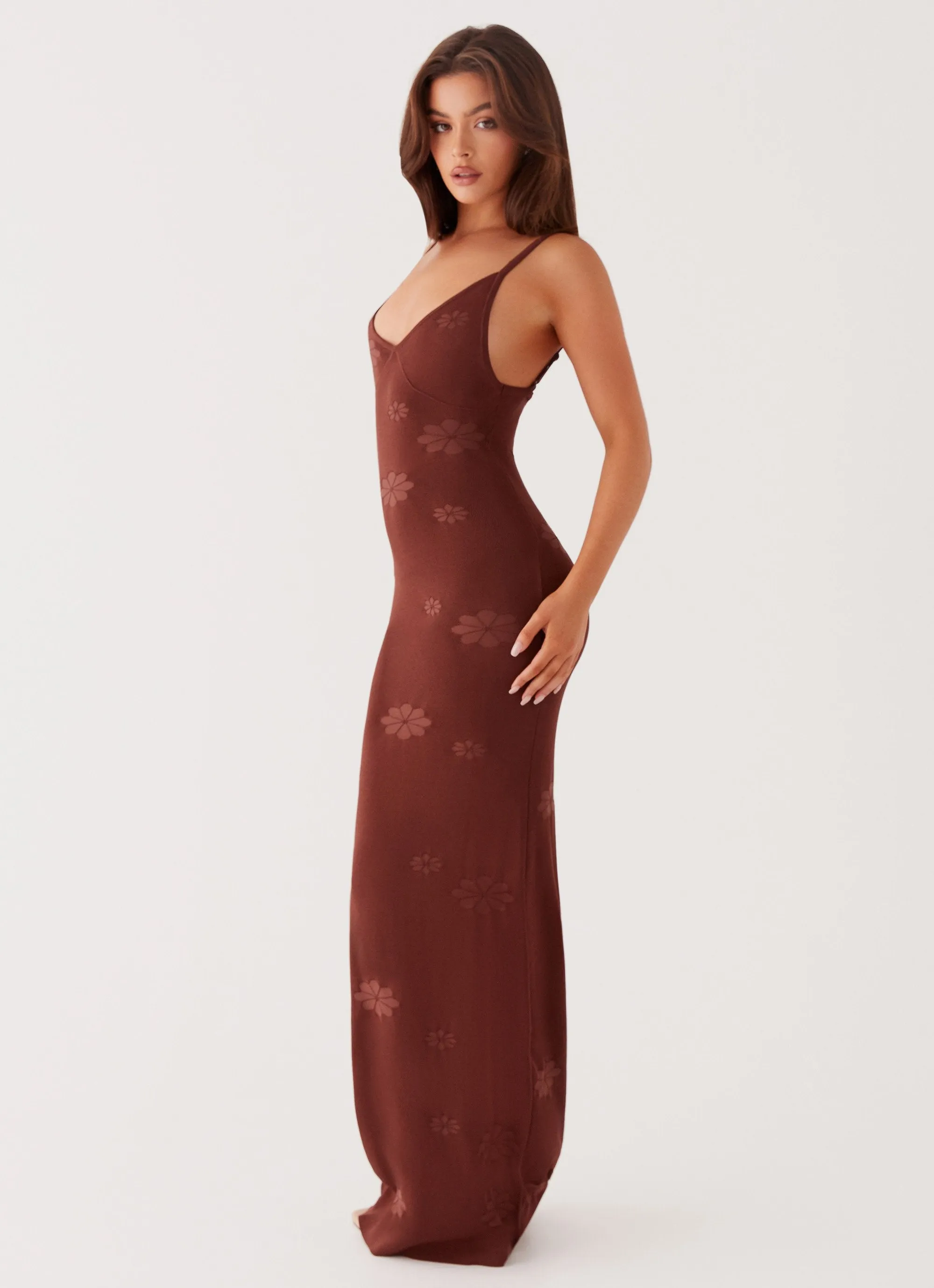 Celeste Maxi Dress - Chocolate sold by Peppermayo product image thumbnail 4