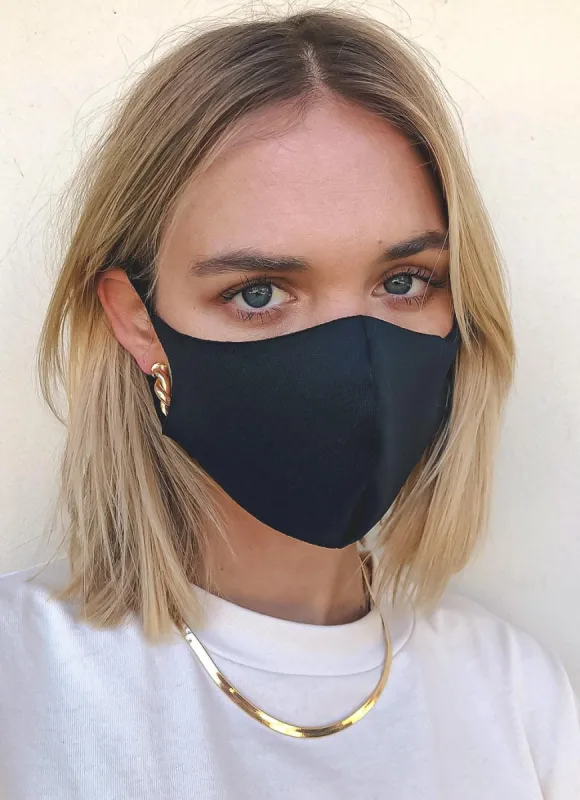 Fashion Face Mask - Black made by Peppermayo