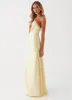 Noir Symphony Maxi Dress - Yellow sold by Peppermayo