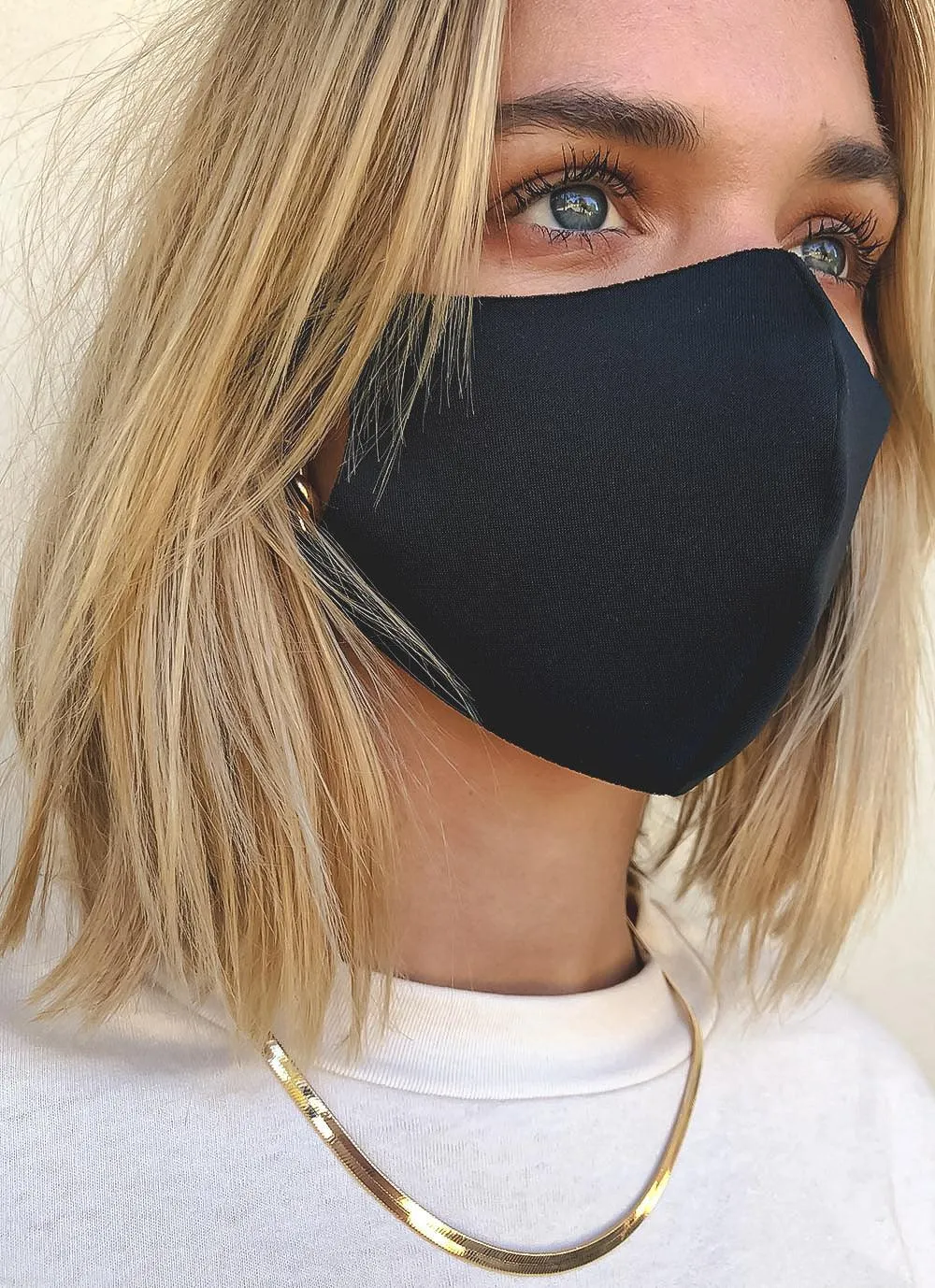 Fashion Face Mask - Black sold by Peppermayo product image thumbnail 2