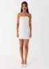 Ayanna Strapless Mini Dress - White sold by Peppermayo