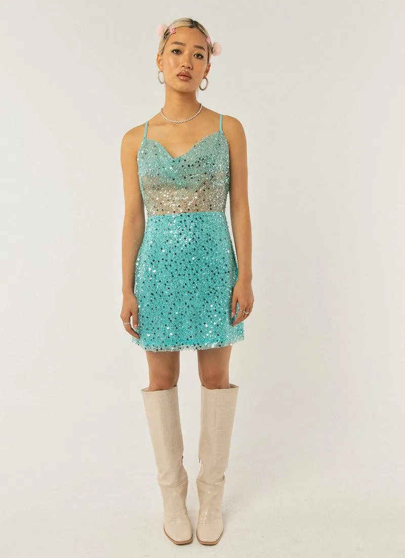 Night To Remember Dress - Sky Blue sold by Peppermayo product image thumbnail 3