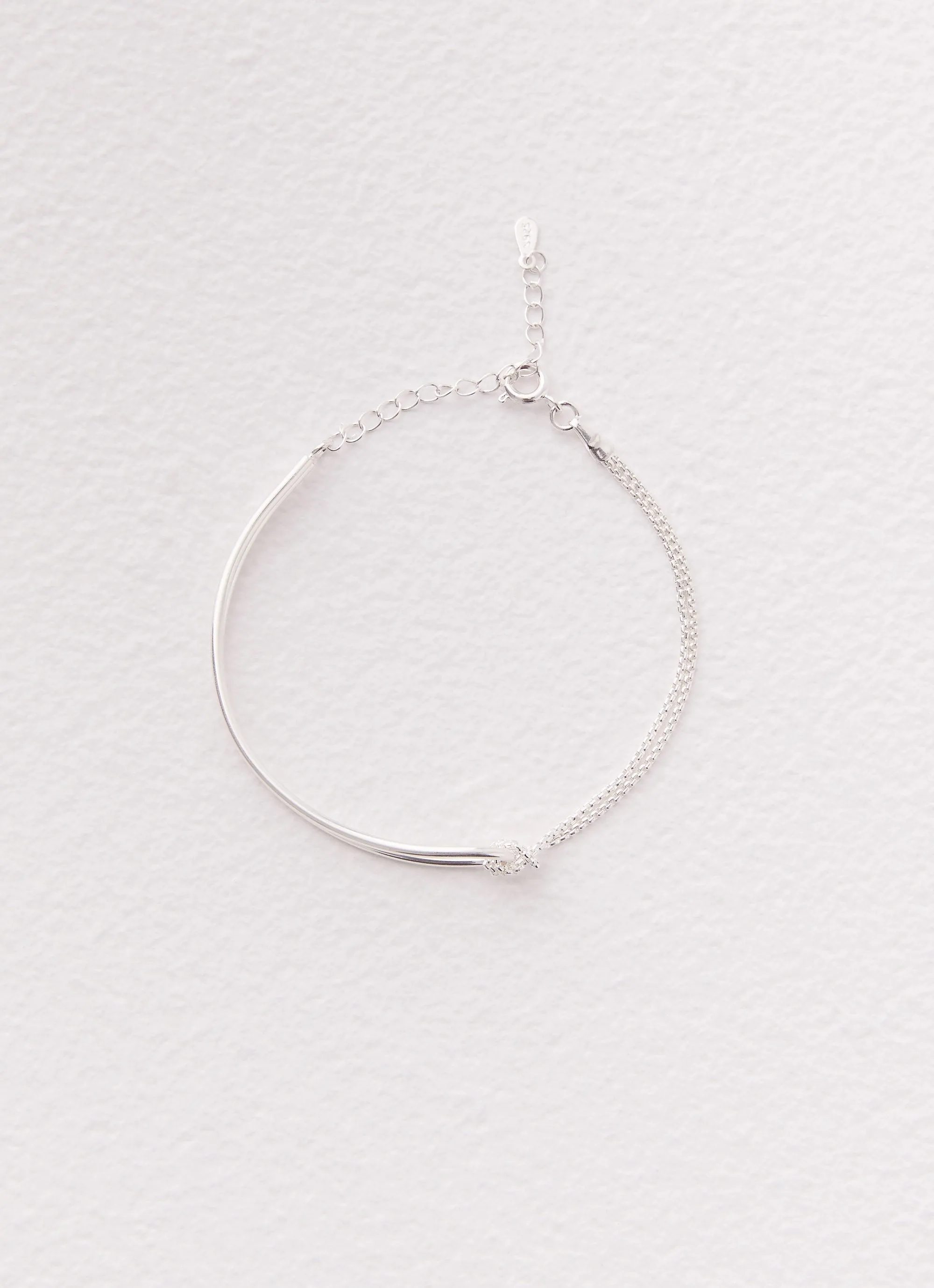 Love Knot Bracelet - Silver sold by Peppermayo product image thumbnail 2