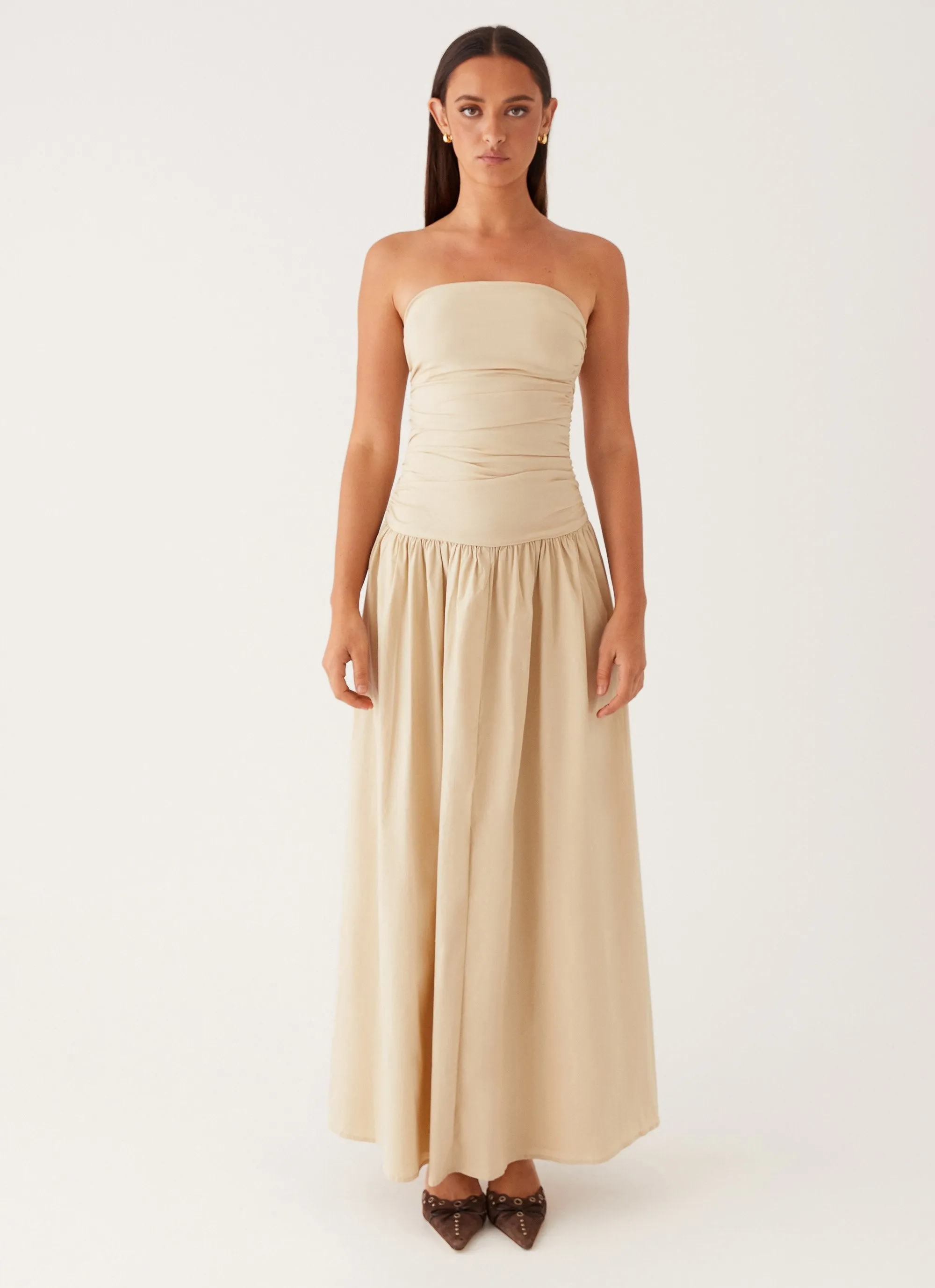 Carmel Maxi Dress - Ivory sold by Peppermayo product image thumbnail 3