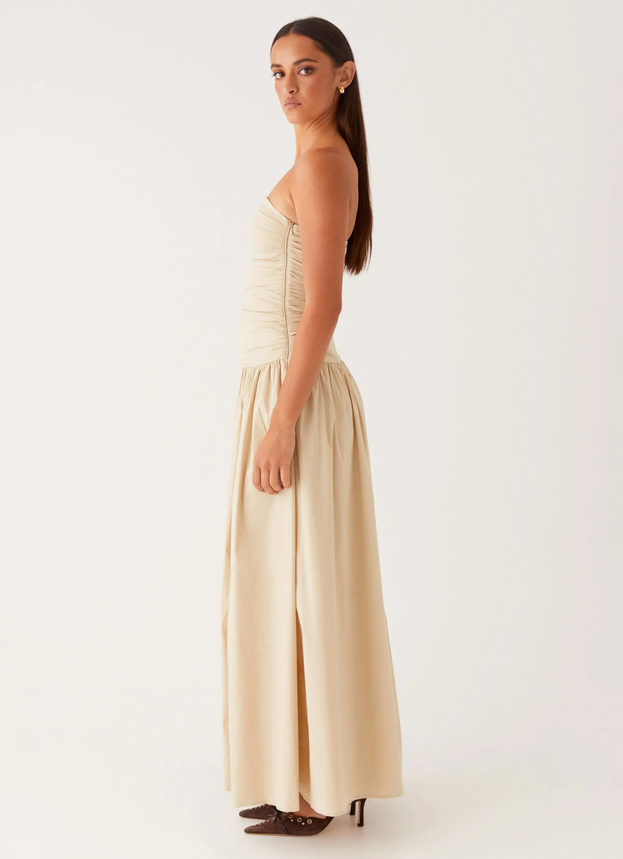 Carmel Maxi Dress - Ivory sold by Peppermayo product image thumbnail 4