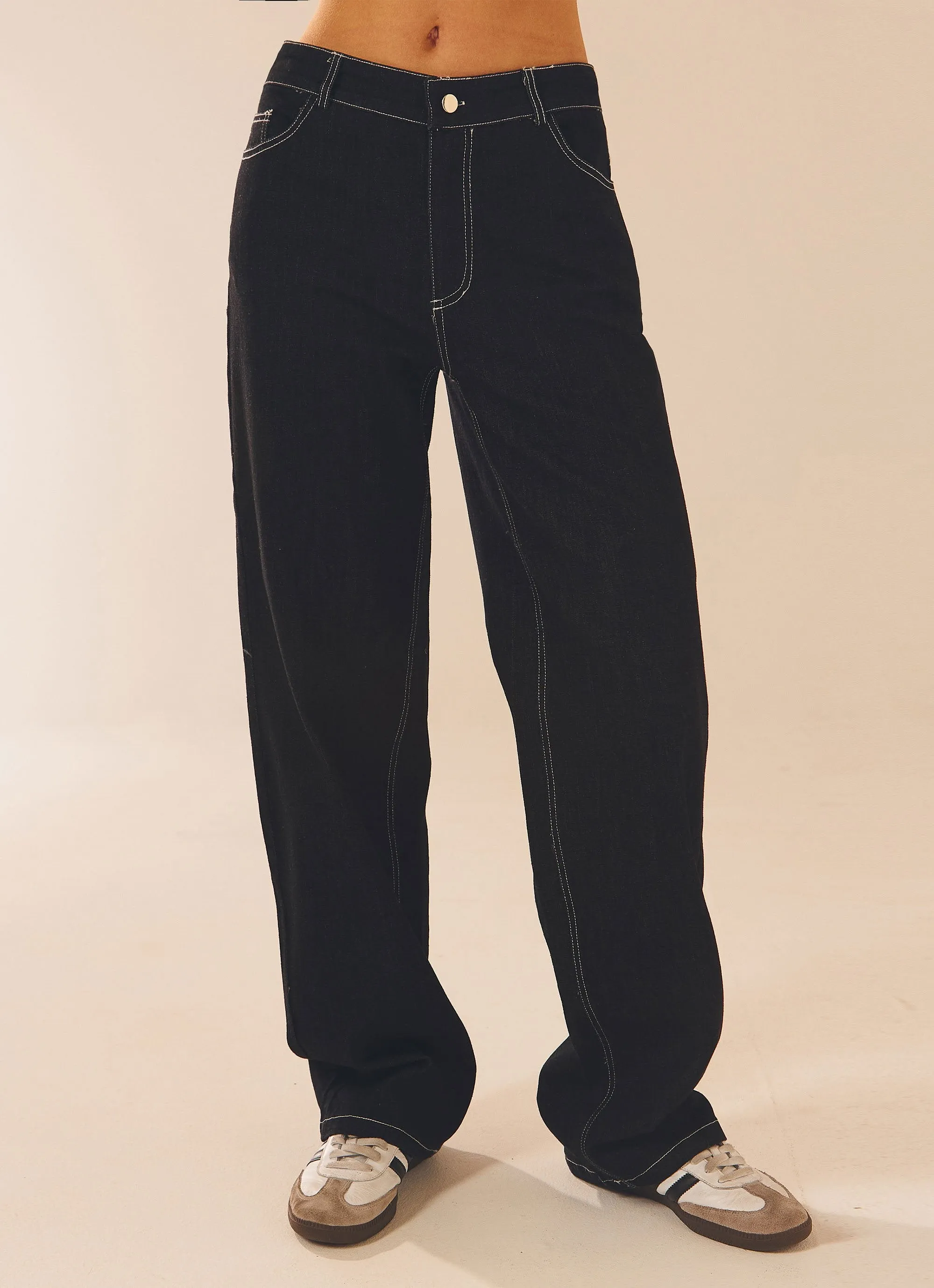 New York Nights Low Rise Jeans - Indigo sold by Peppermayo product image thumbnail 3