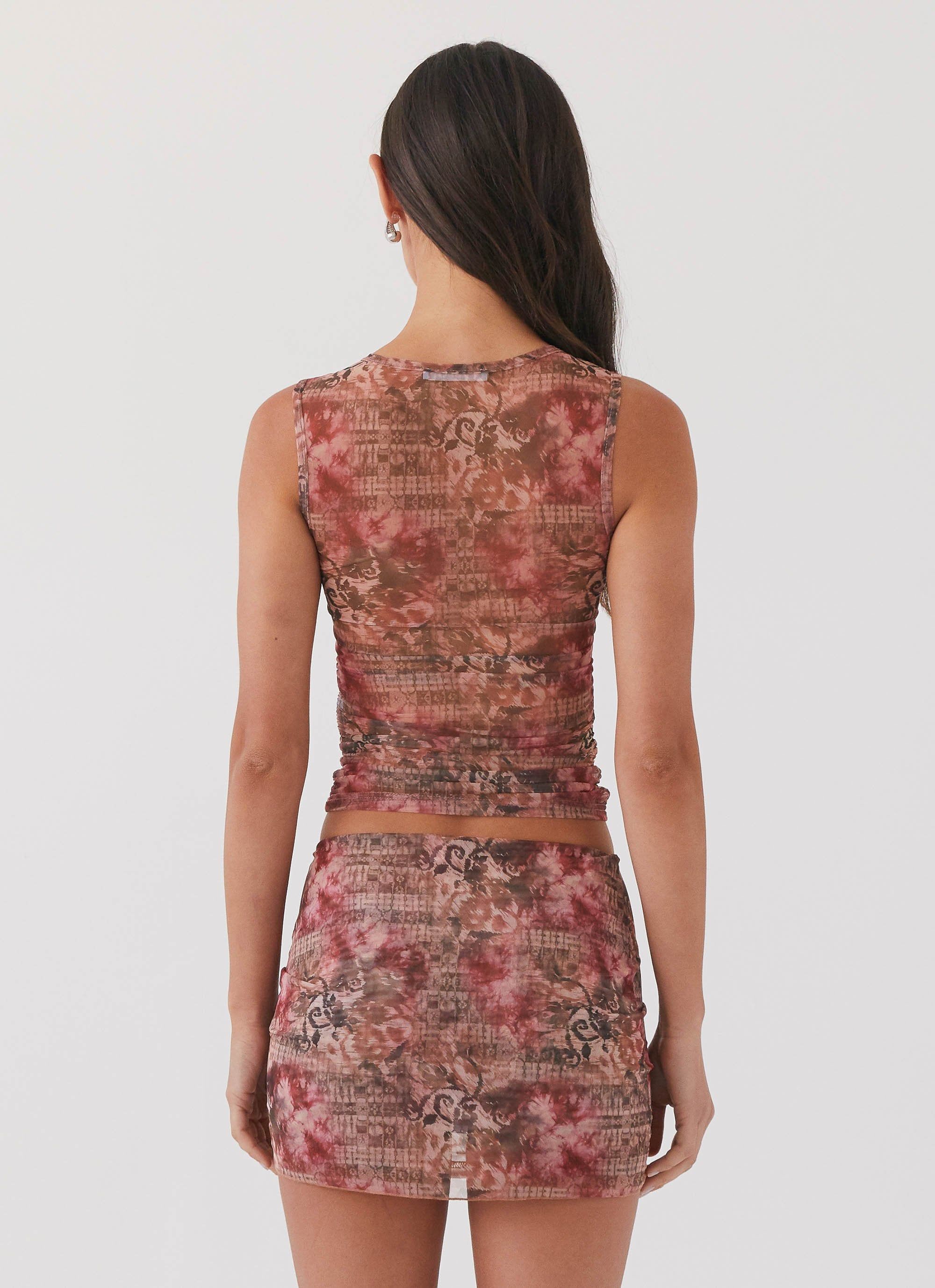 Love Child Mesh Tank Top - Palais Floral sold by Peppermayo product image thumbnail 4