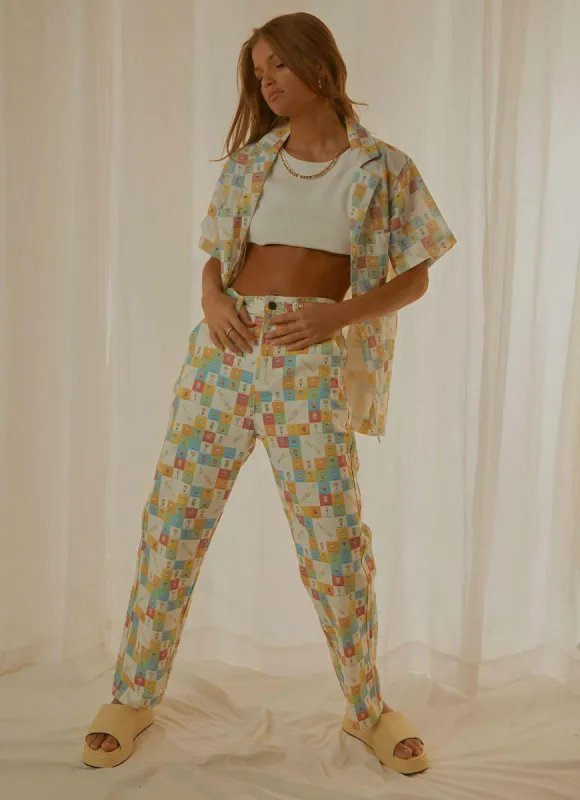 California Pant - Cocktail Hour made by Peppermayo