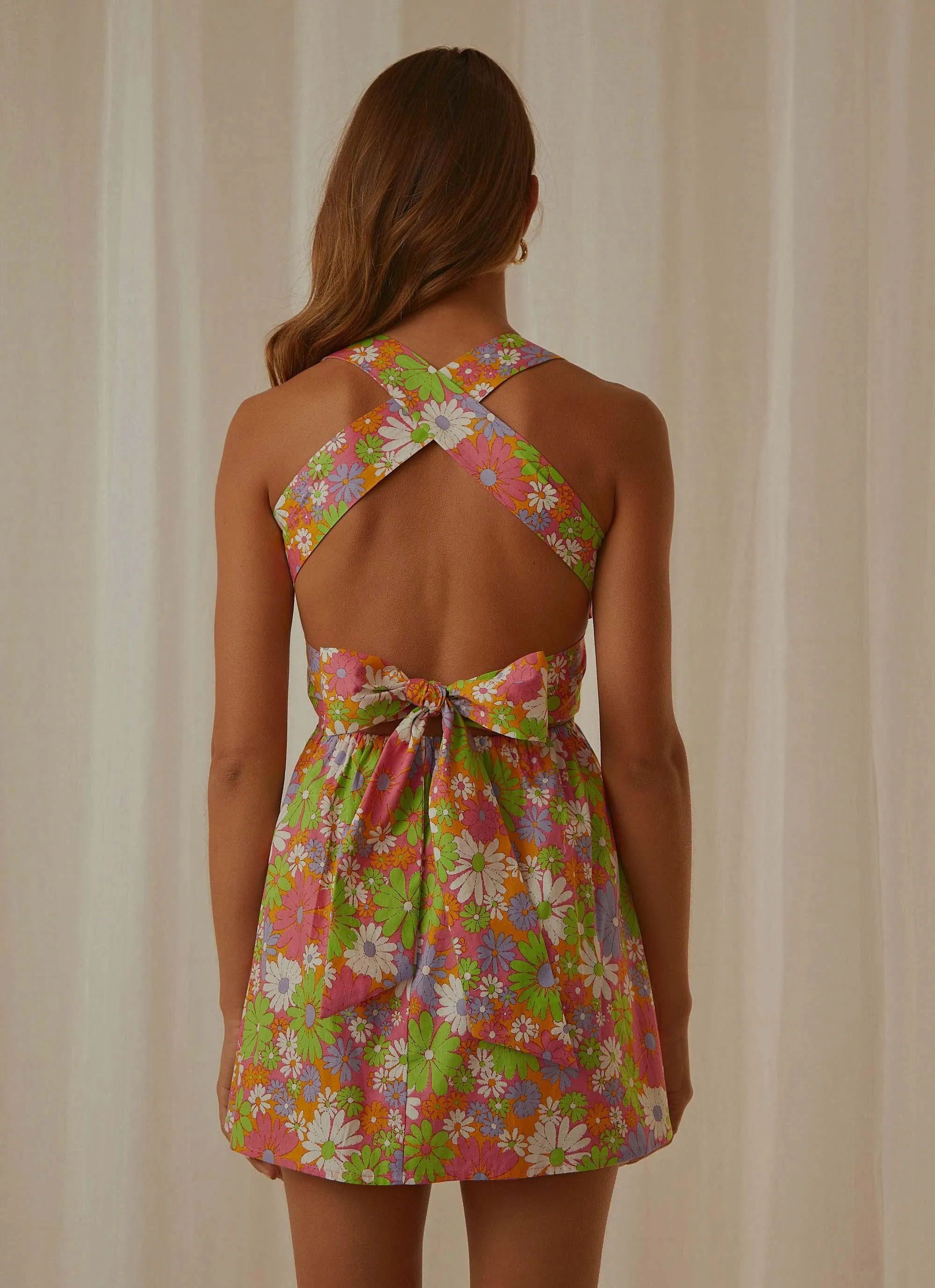 European Towns Mini Dress - 70s Floral sold by Peppermayo product image thumbnail 4